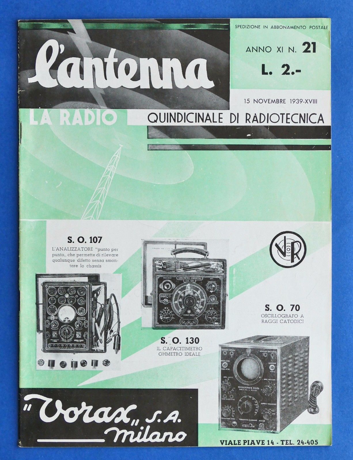 Rivista di Radiotecnica - L'Antenna La Radio - N° 21 …