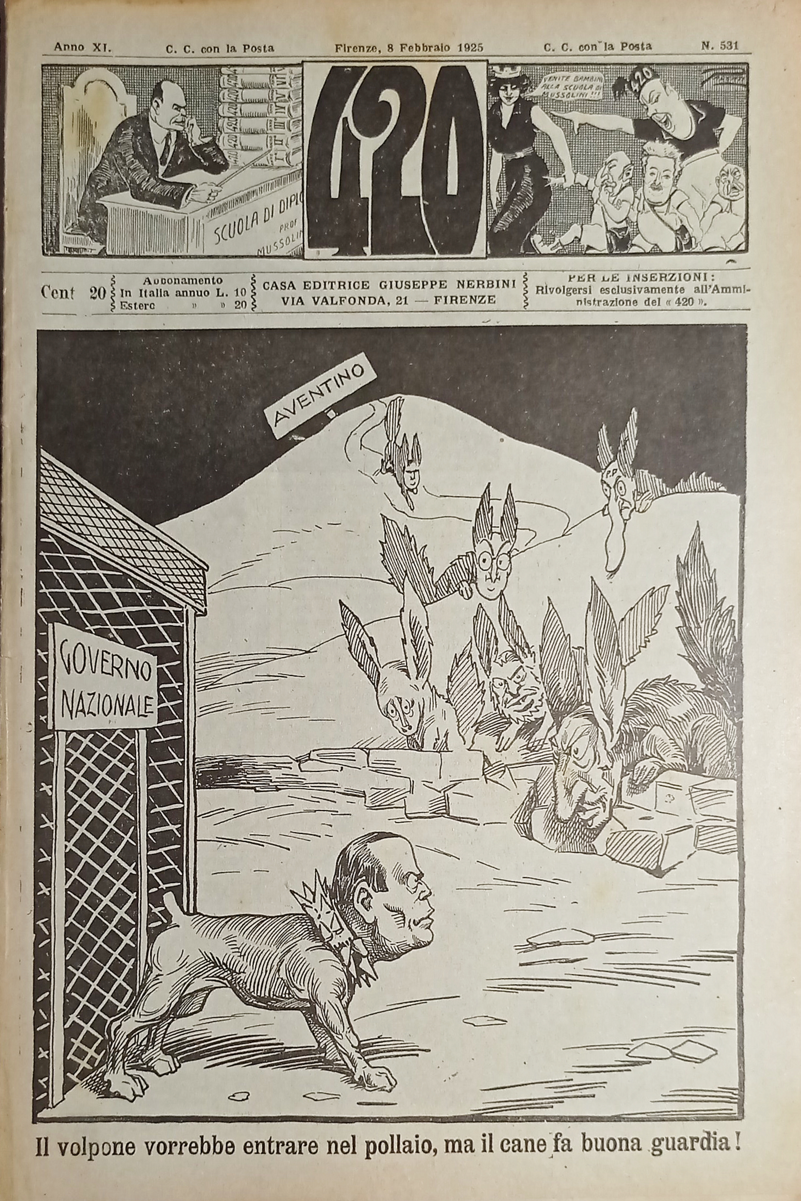 Rivista di Satirica Umoristica - IL 420 - Anno XI …