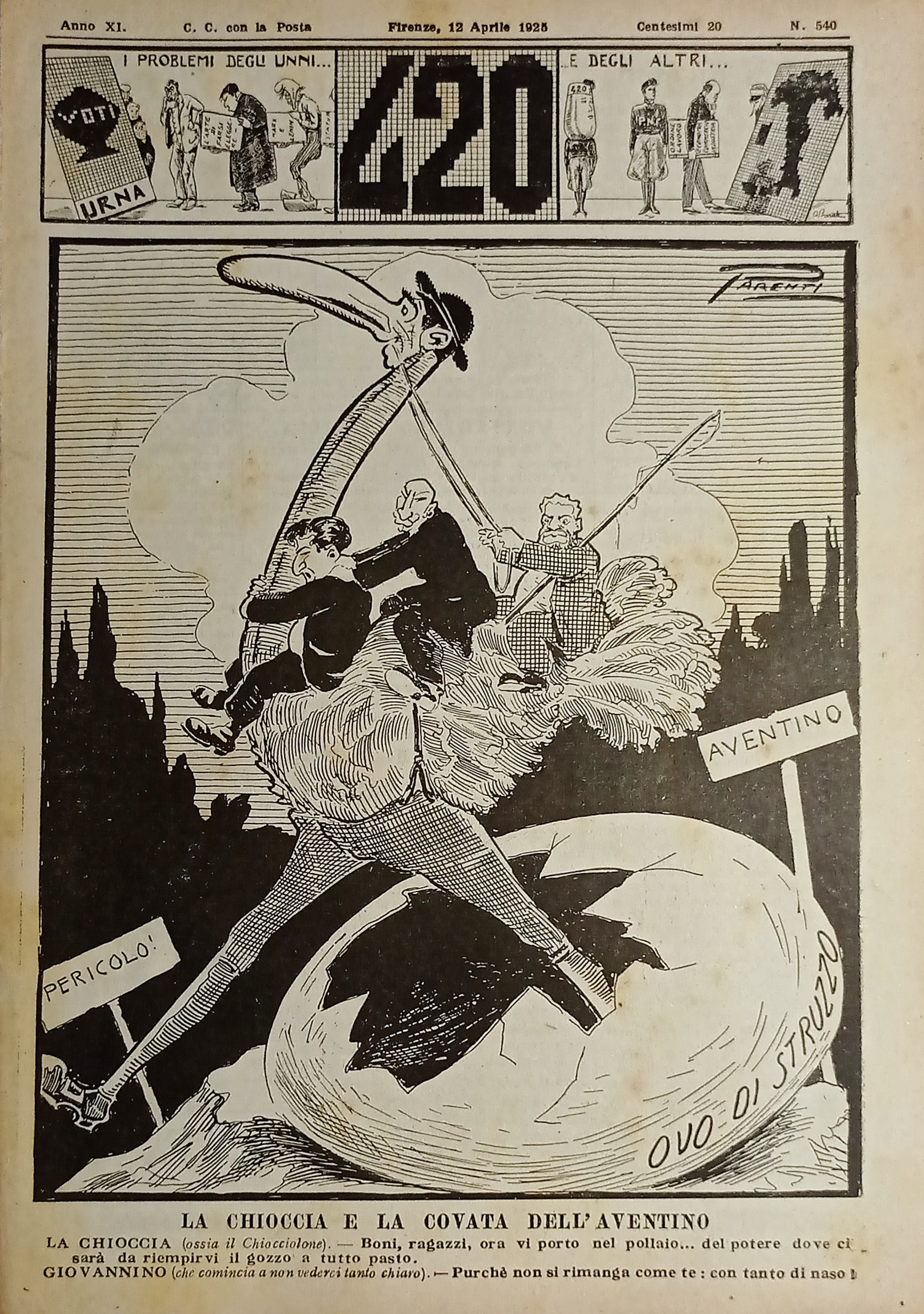 Rivista di Satirica Umoristica - IL 420 - Anno XI …