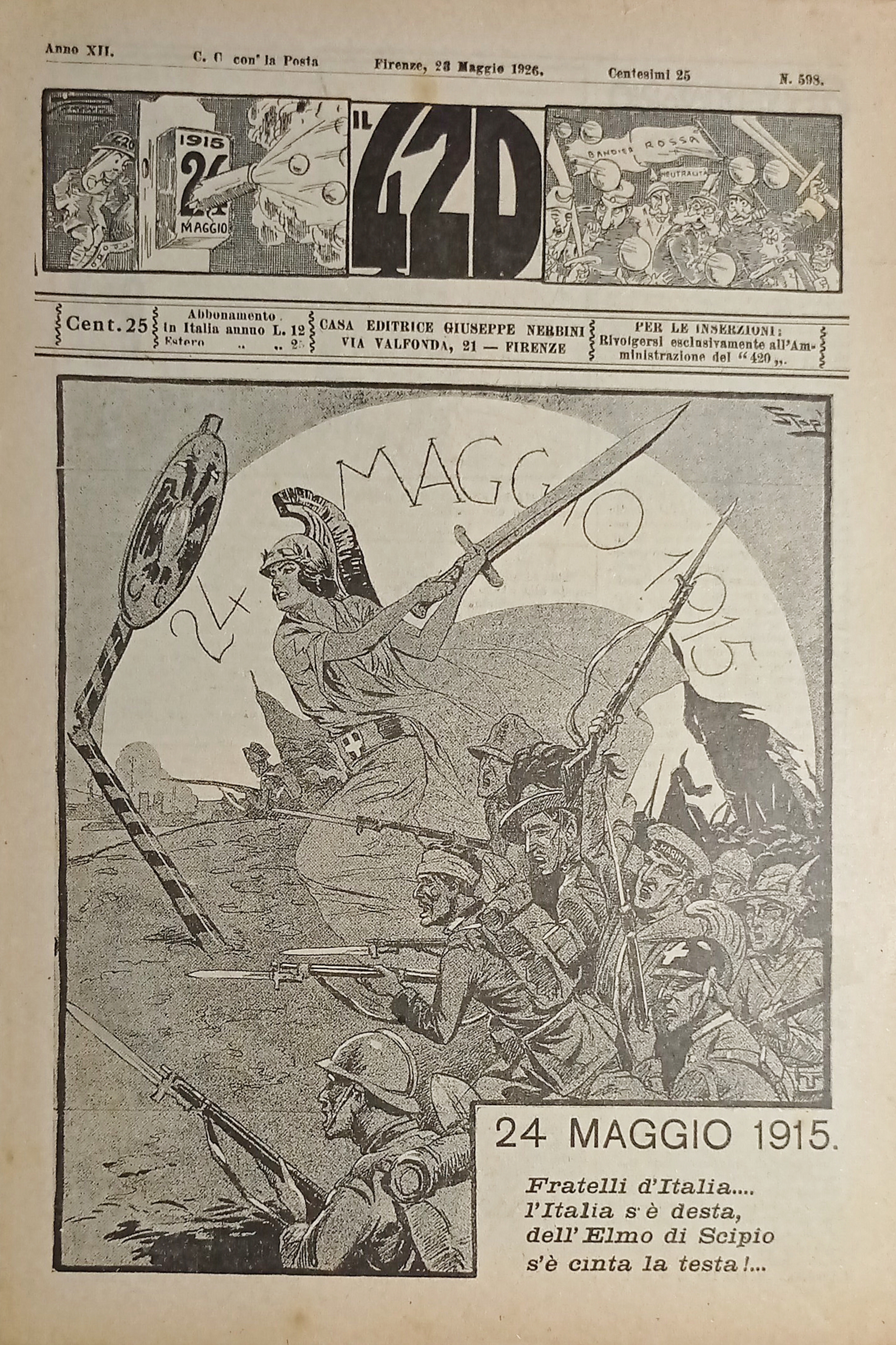 Rivista di Satirica Umoristica - IL 420 - Anno XII …