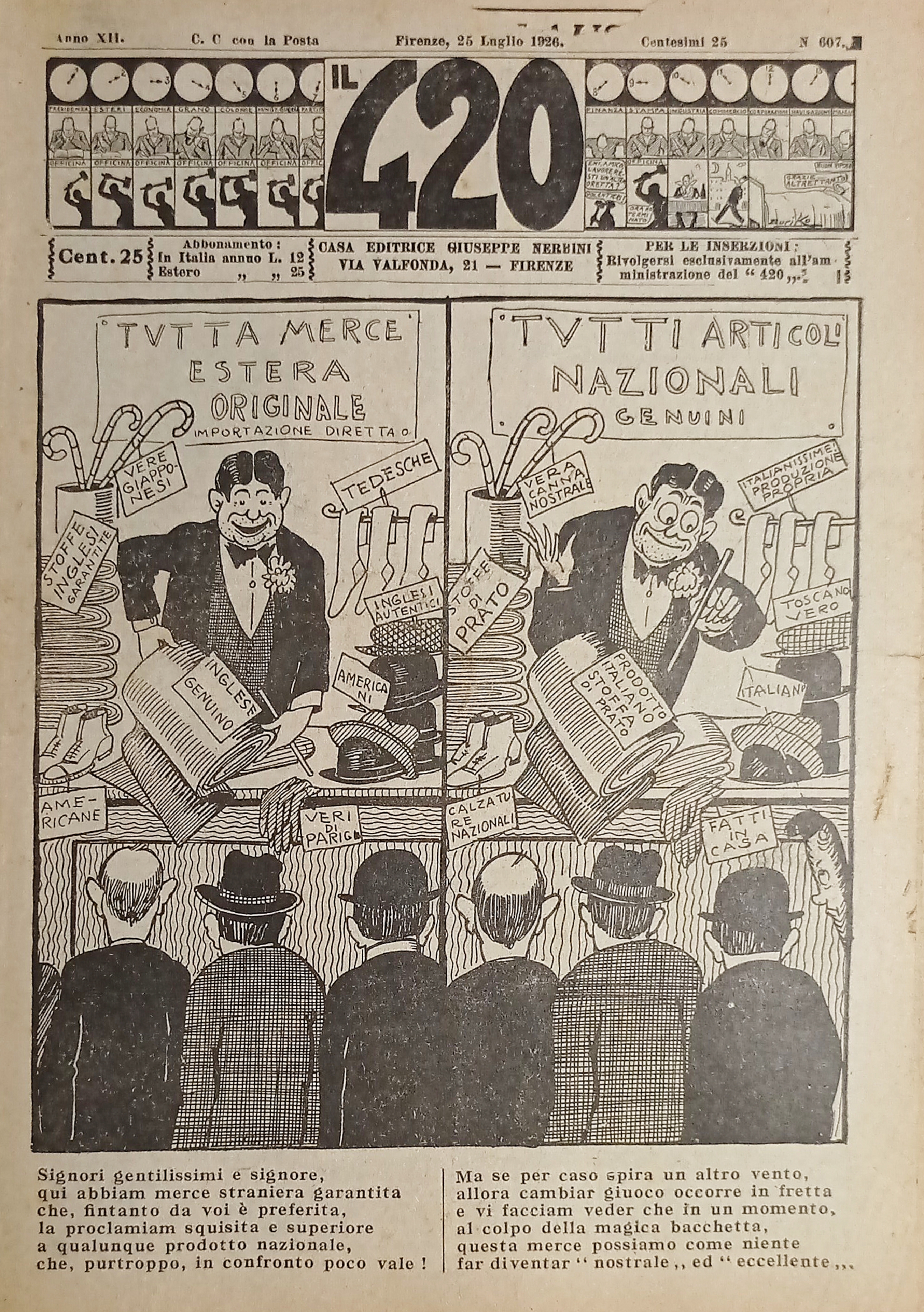 Rivista di Satirica Umoristica - IL 420 - Anno XII …