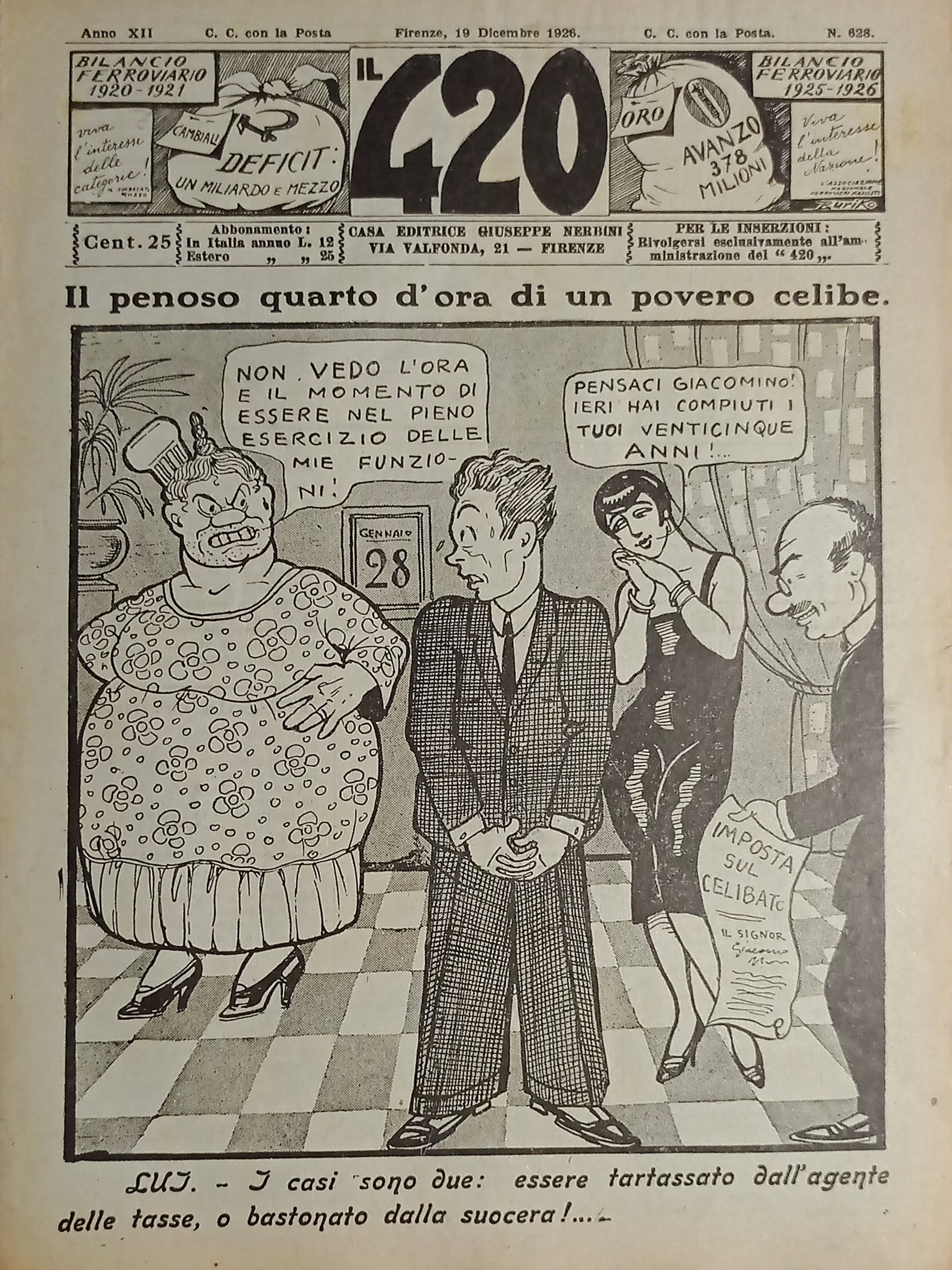 Rivista di Satirica Umoristica - IL 420 - Anno XII …