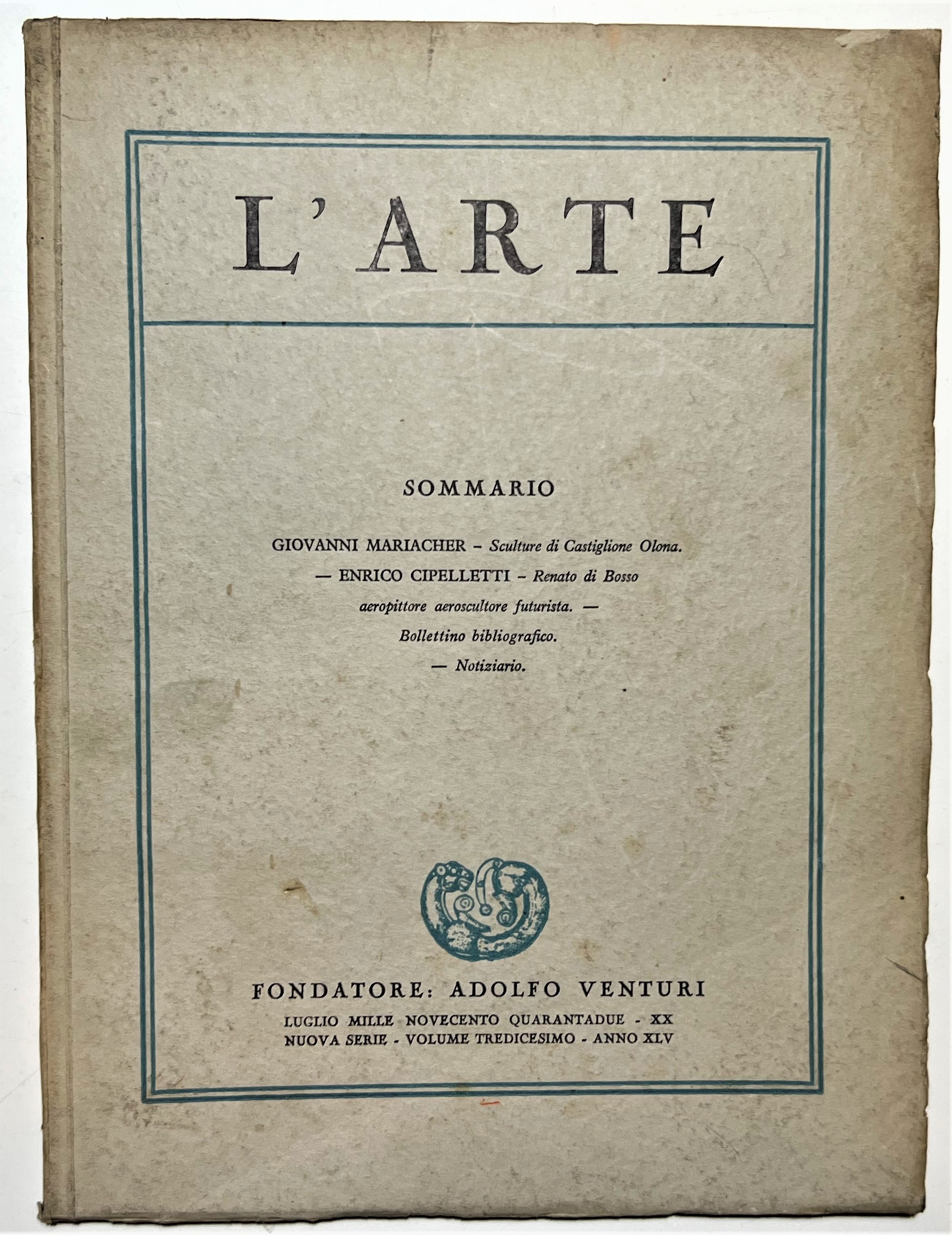 Rivista di Storia dell'Arte Medievale e Moderna - L'Arte - …