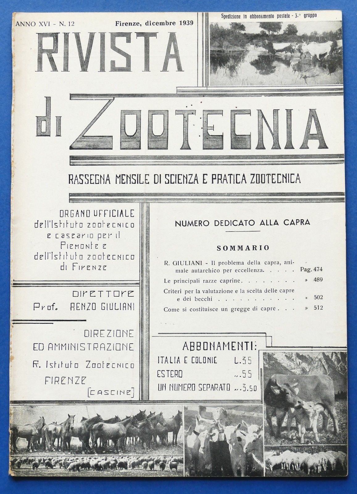 Rivista di Zootecnica - Rassegna mensile - Anno XVI - …