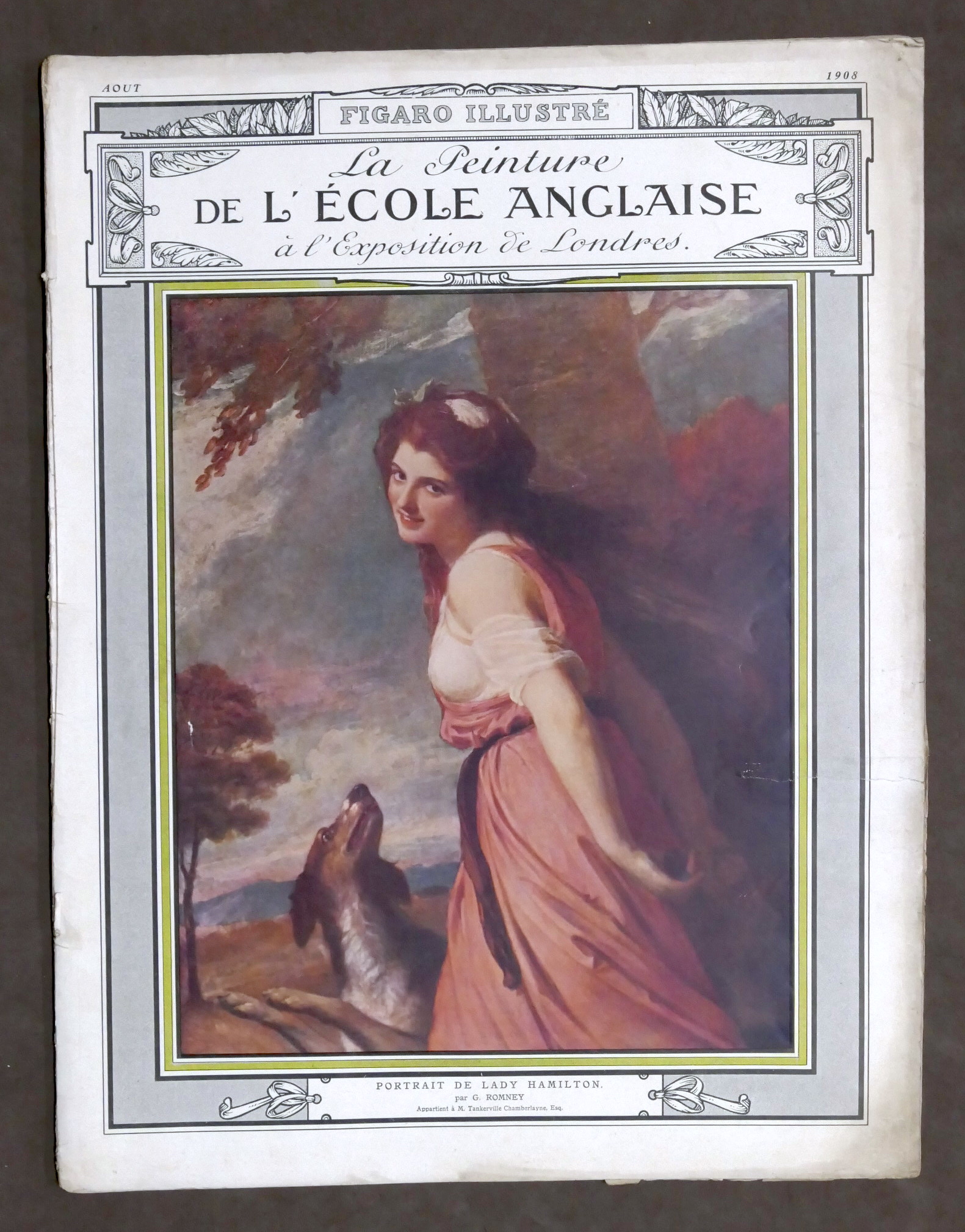 Rivista Figaro Illustrè 1908 La Peinture de L'Ecole Anglaise Exposition …