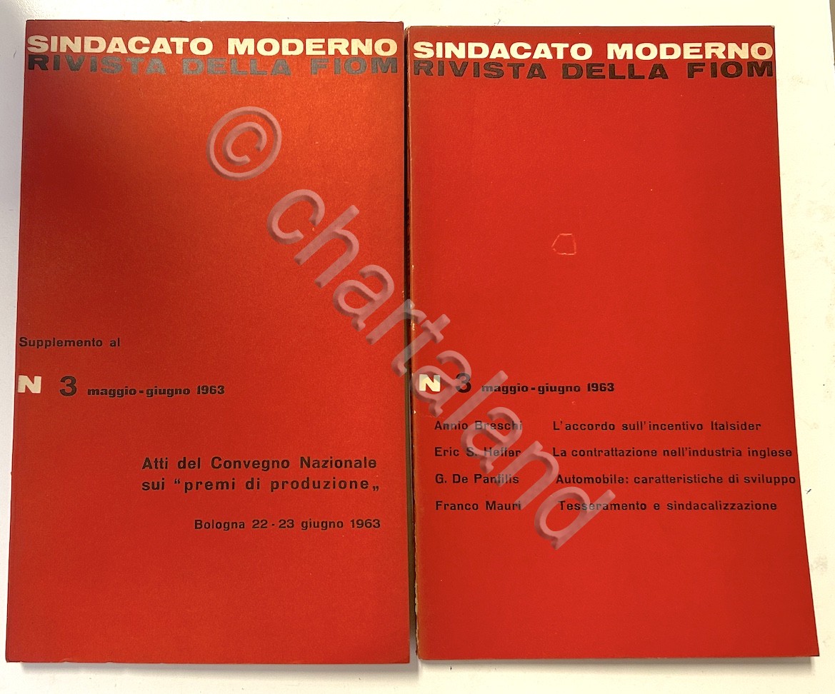 Rivista FIOM - Sindacato moderno n. 3 maggio-giugno e supplemento …