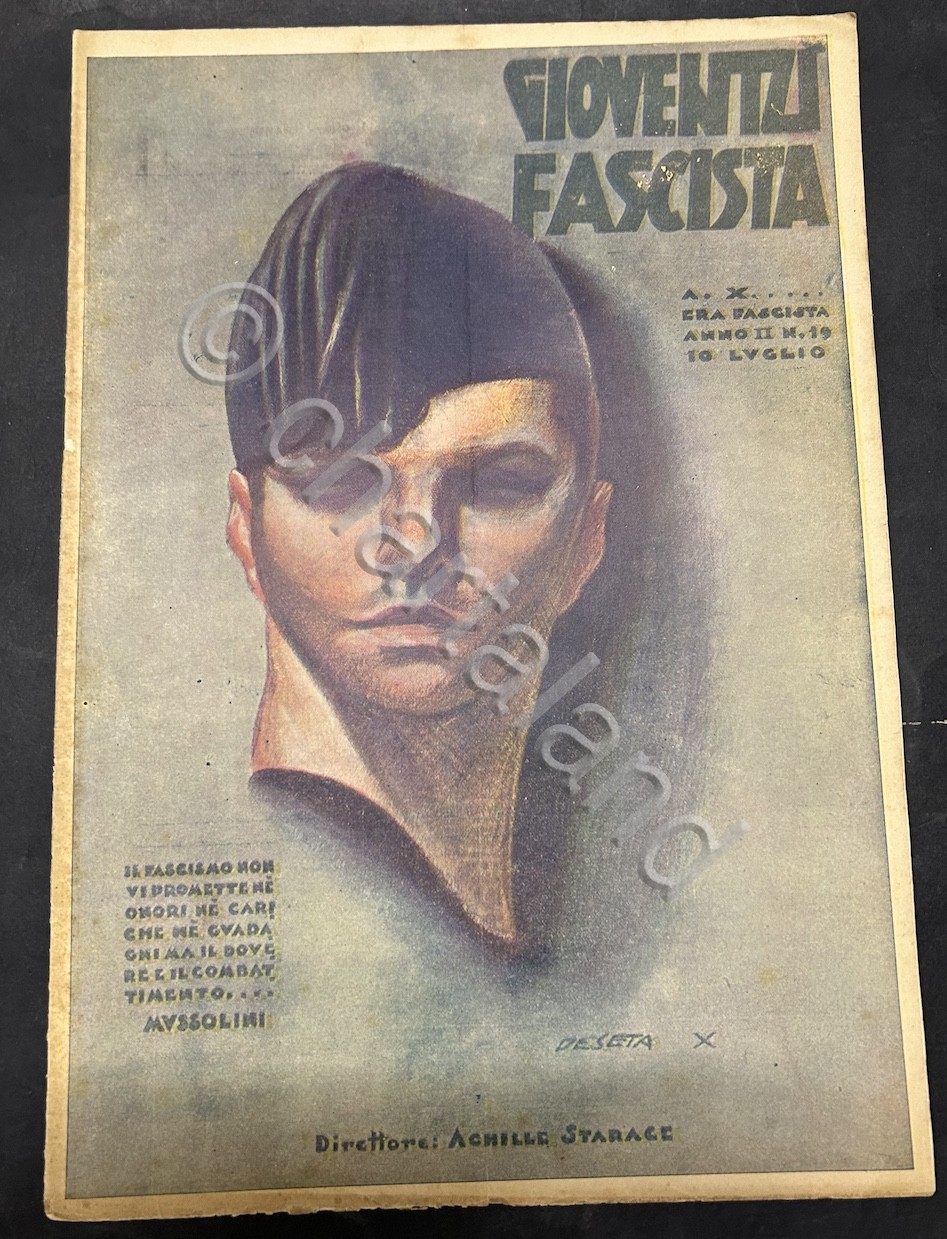 Rivista Gioventu fascista - n. 19 Anno II - ed. …