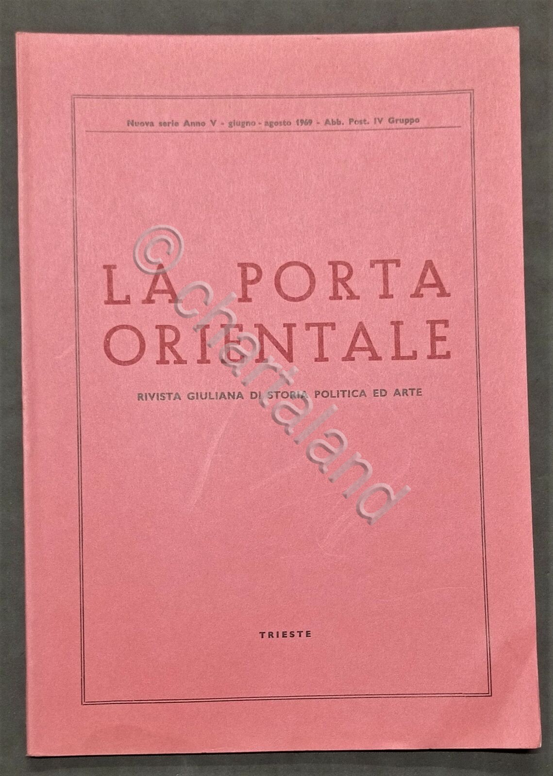 Rivista Giuliana di Storia Politica ed Arte - La Porta …