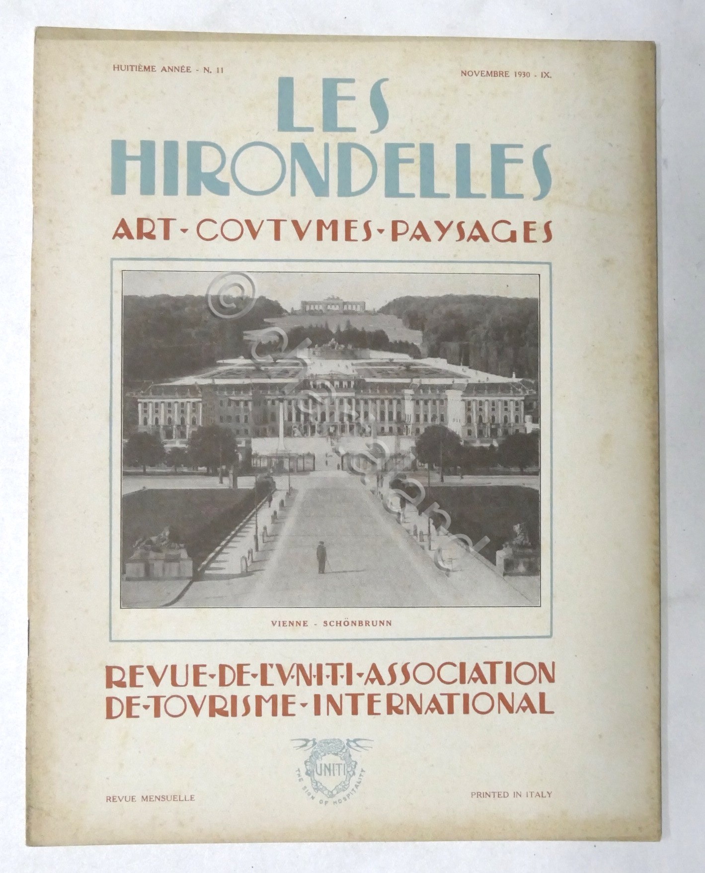 Rivista Les Hirondelles N. 11 - 1930 UNITI Association de …