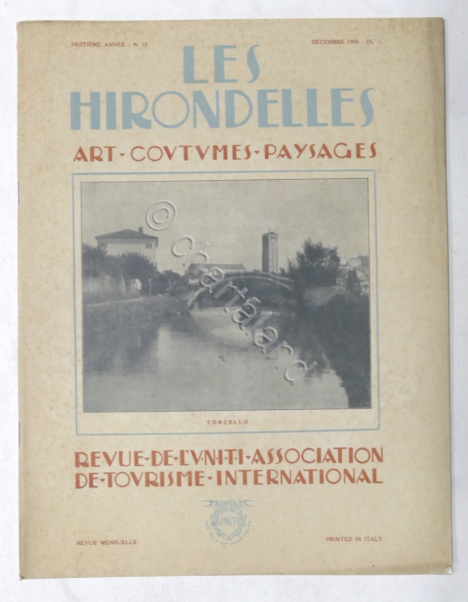 Rivista Les Hirondelles N. 12 - 1930 UNITI Association de …