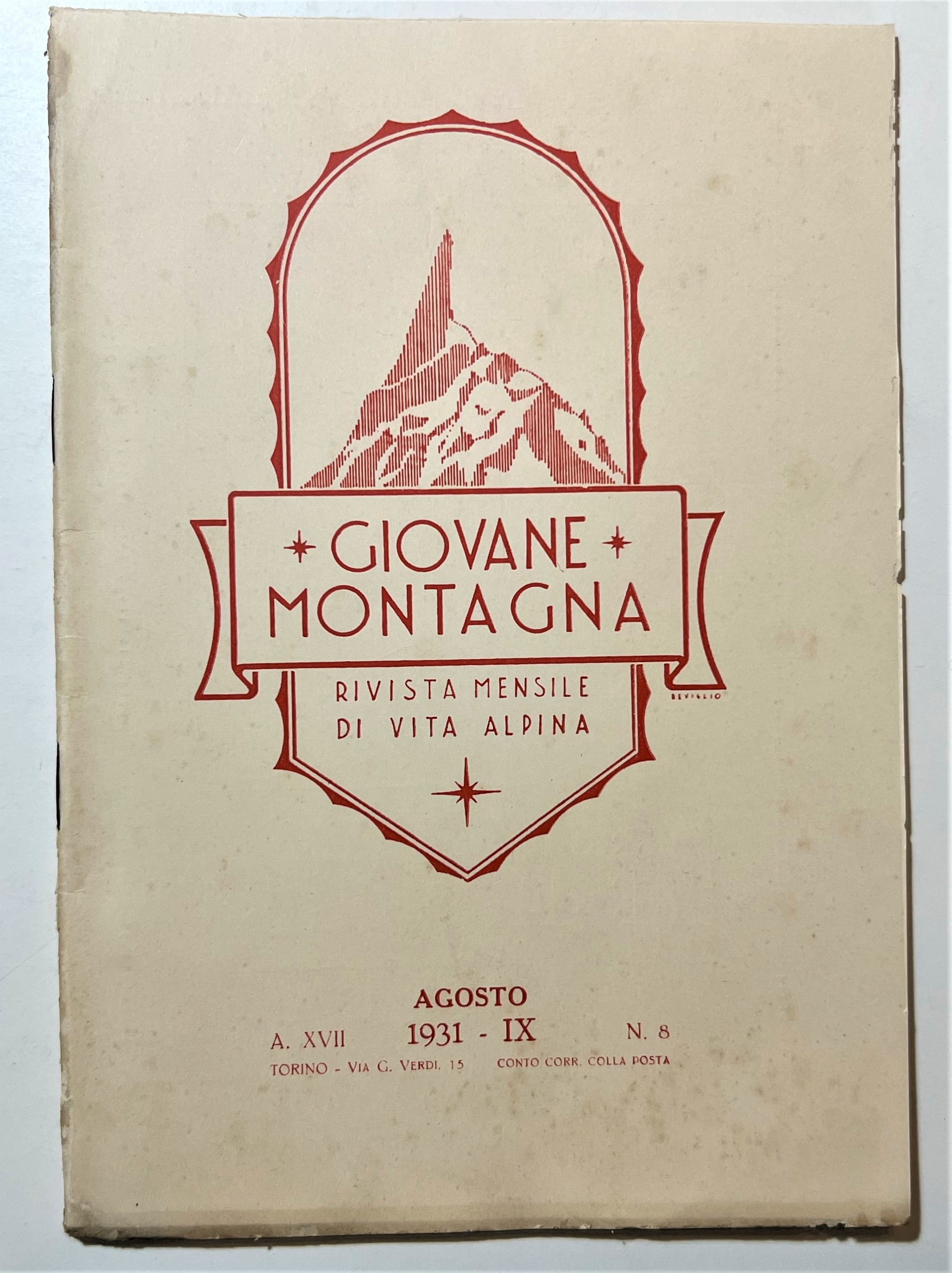 Rivista Mensile di Vita Alpina - Giovane Montagna - Anno …