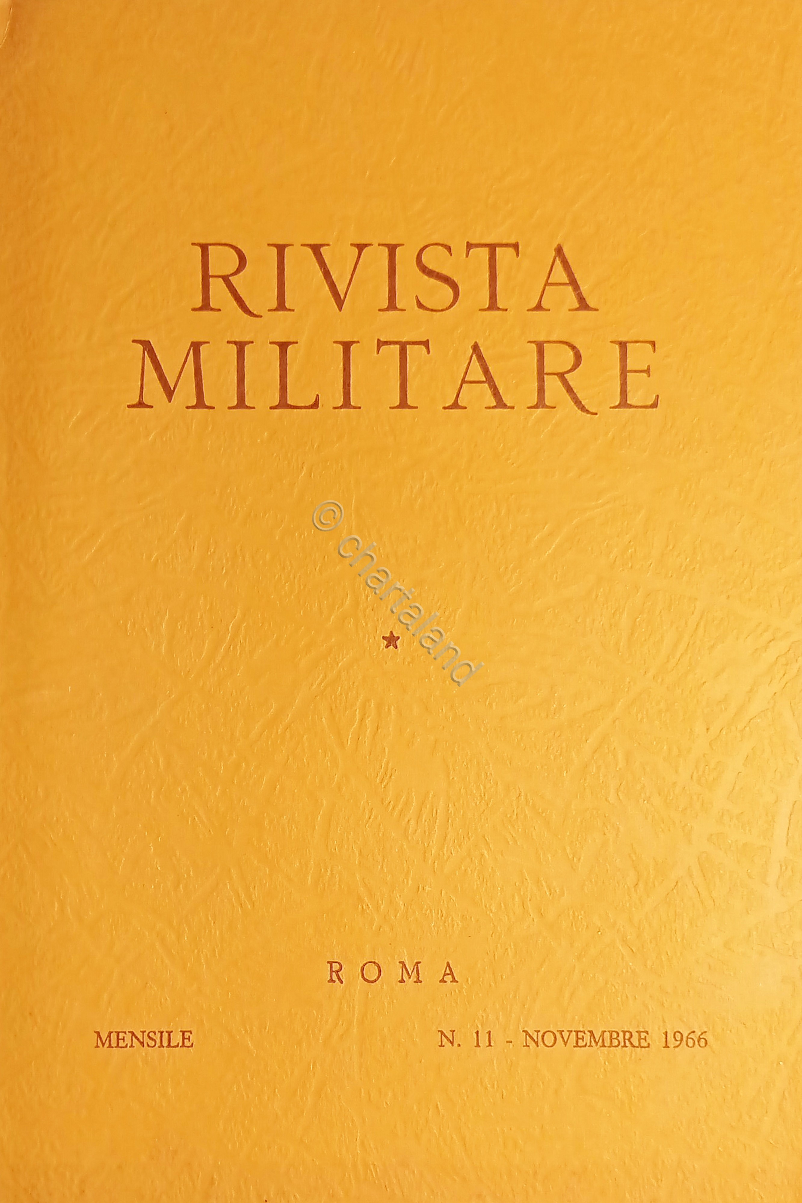 Rivista Militare - Anno XXII - N. 11 - Novembre …
