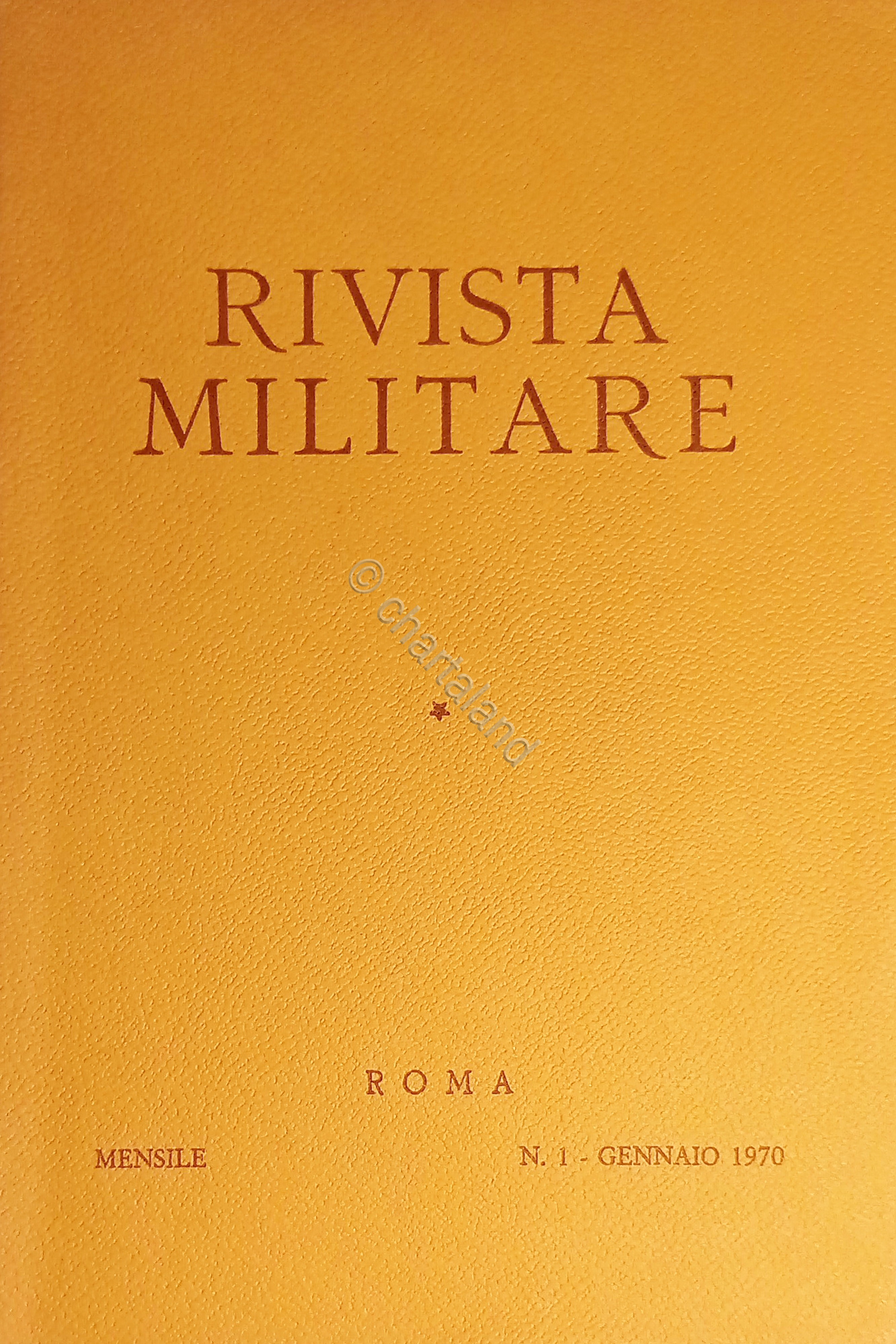 Rivista Militare - Anno XXVI - N. 1 - Gennaio …