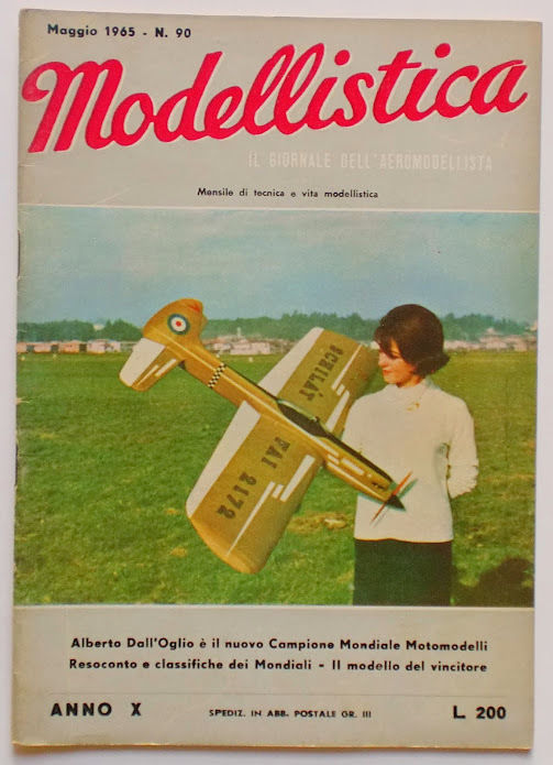 Rivista Modellistica modellismo Giornale aeromodellista n° 90 - 1965