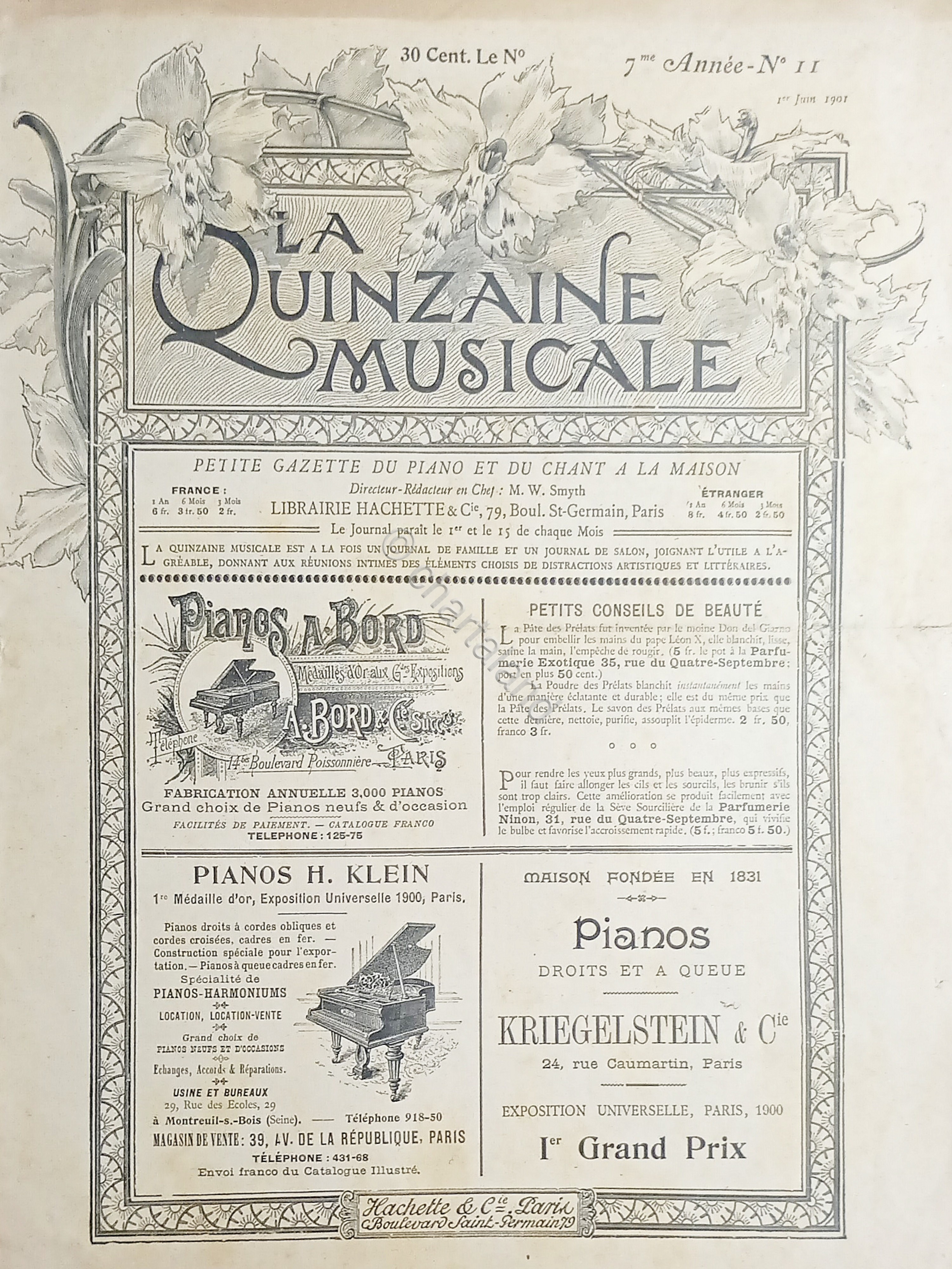 Rivista Musica Spartiti - Quinzaine Musicale N. 11 - 1 …