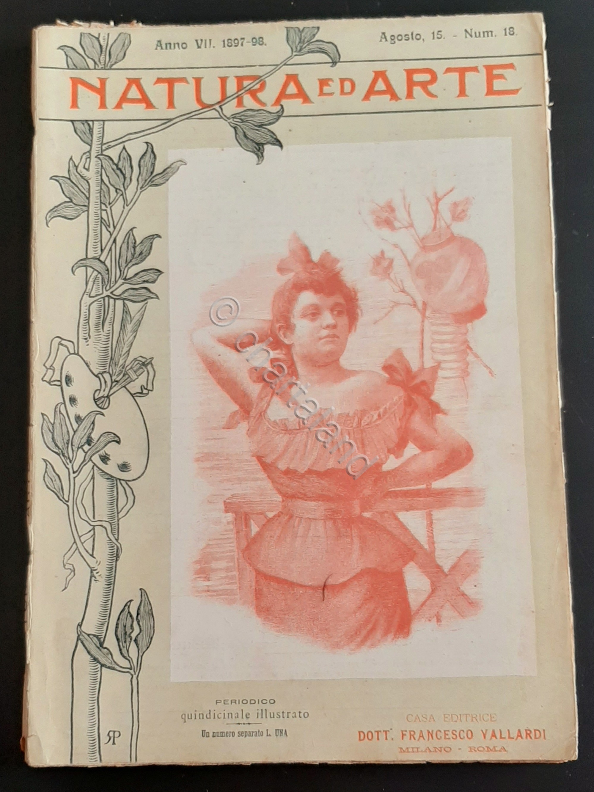Rivista Natura ed Arte - N. 18 Agosto 1897 - …