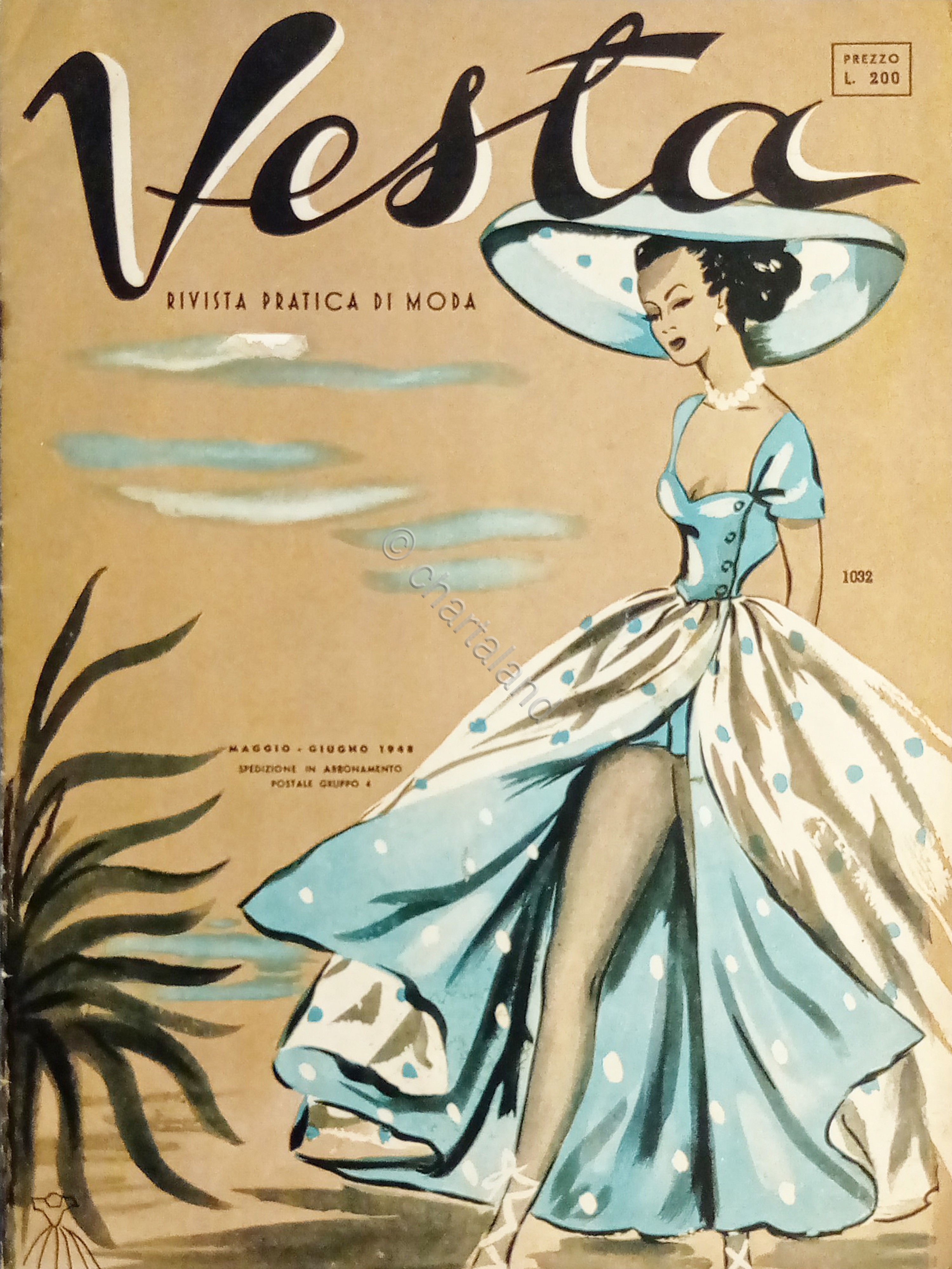 Rivista Pratica di Moda - Vesta - Maggio-Giugno 1948