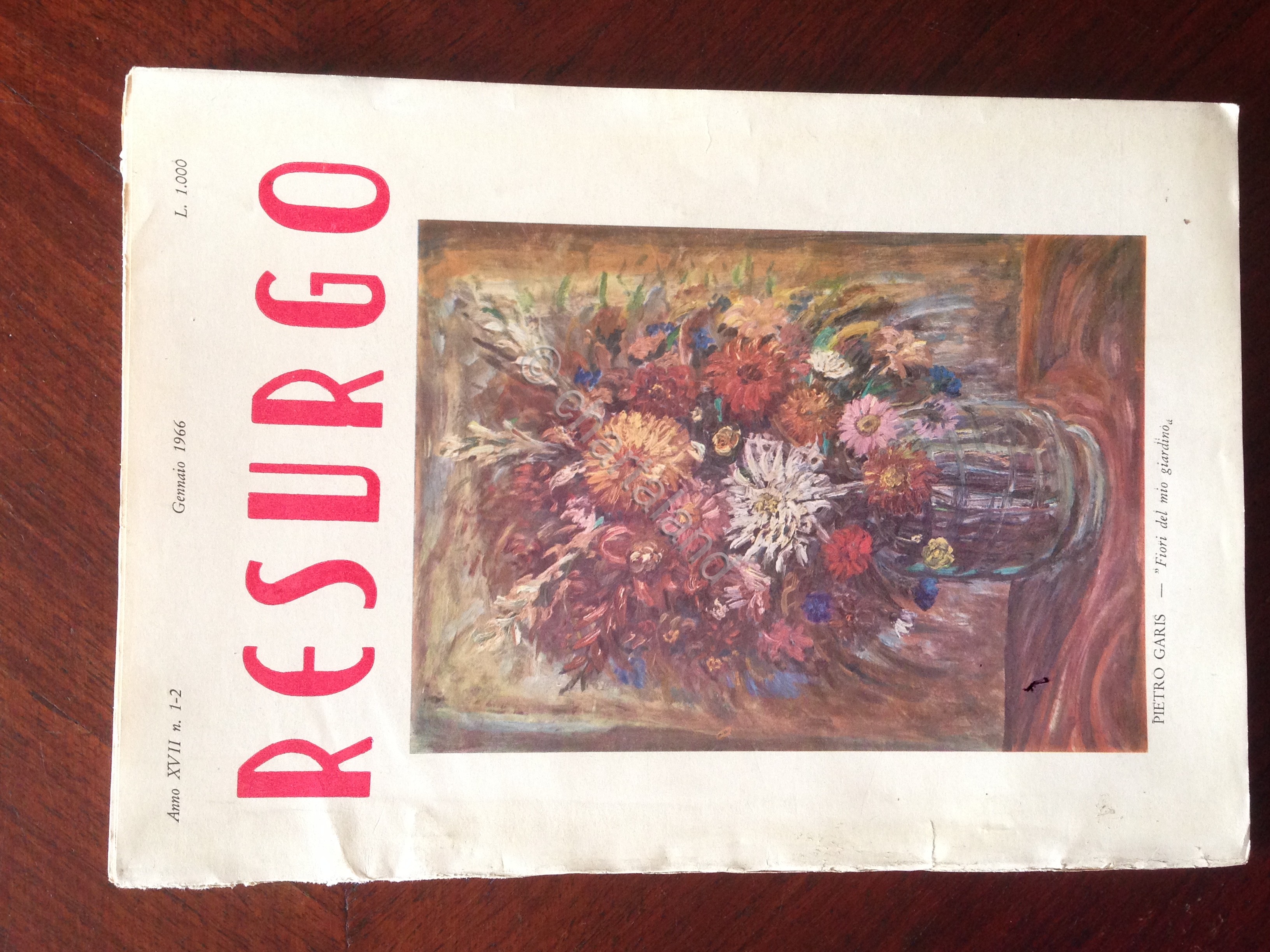 Rivista Resurgo - Fiaccole nel mondo dell'arte - n. 1/2 …
