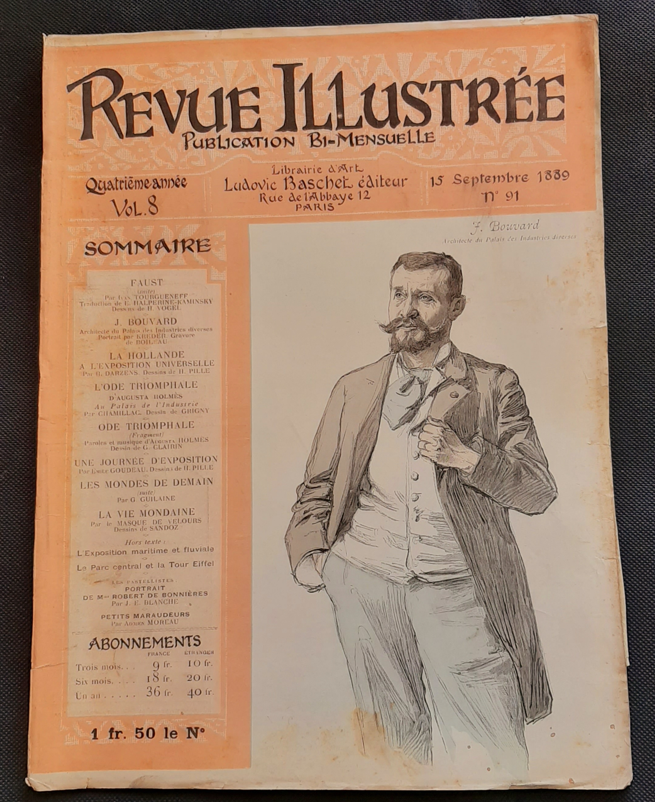 Rivista Revue Illustrée - F. Bouvard - n. 91 - …