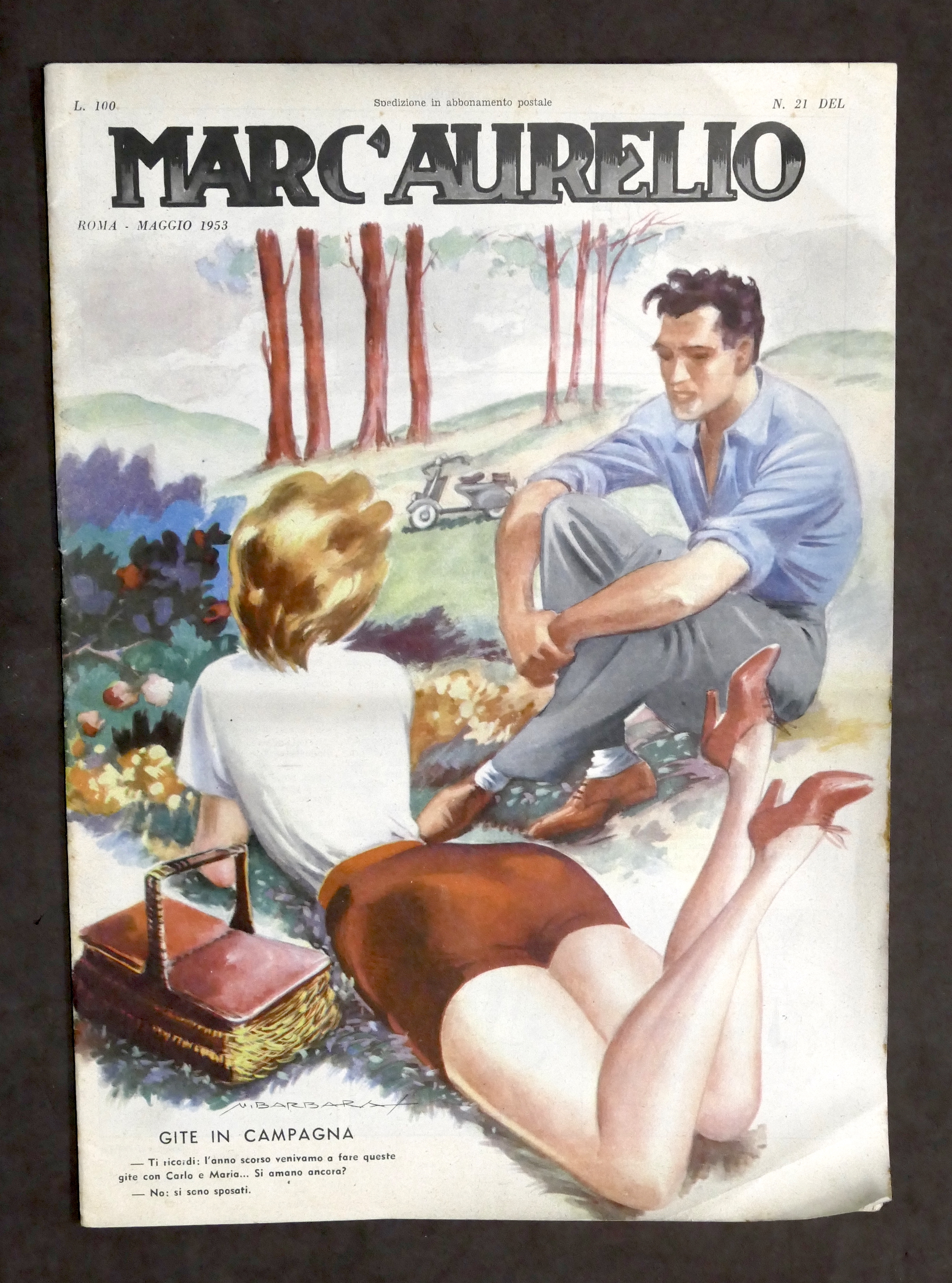 Rivista satirica - Marc'Aurelio - N° 21 - maggio 1953