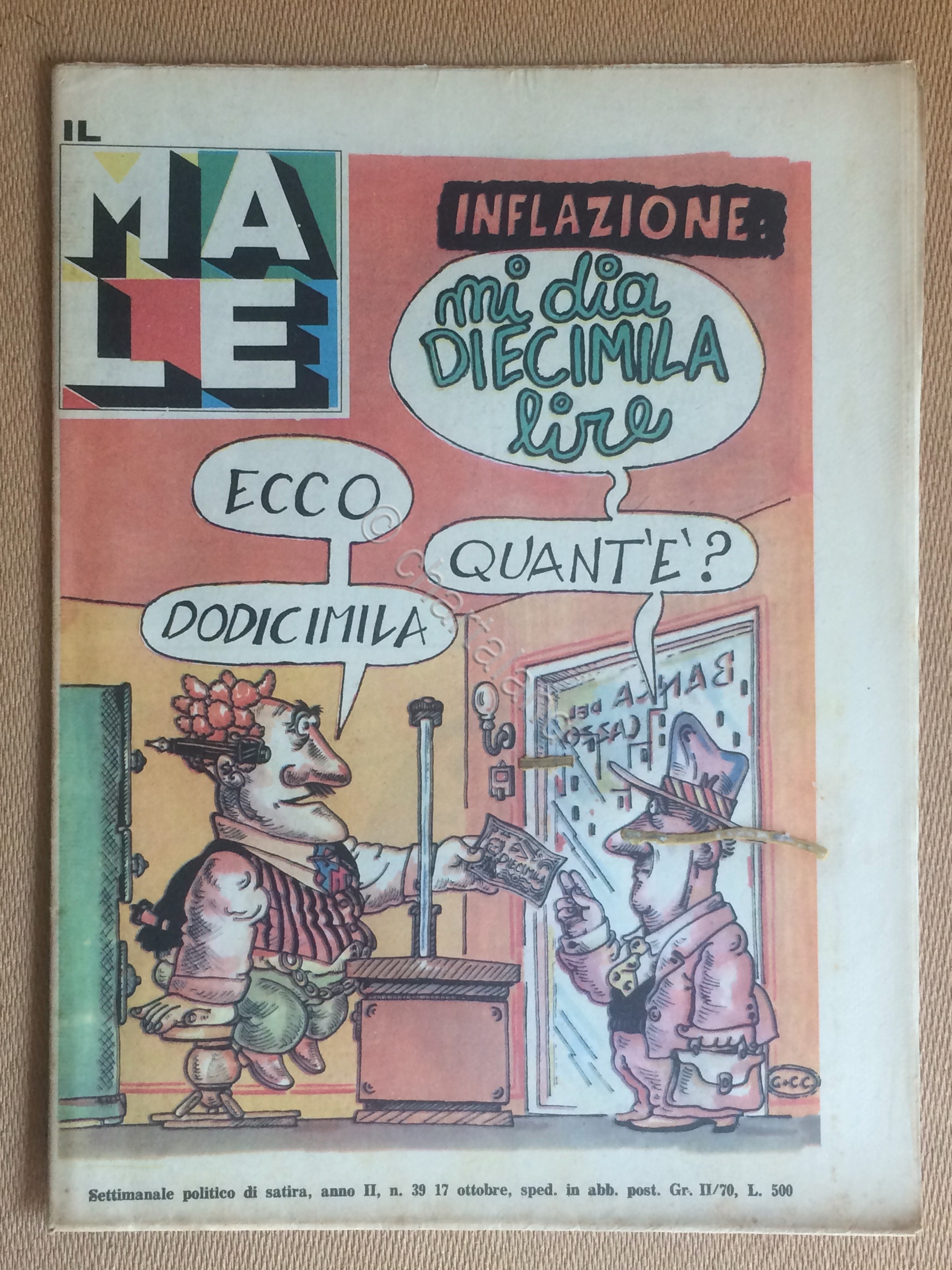 Rivista Satirica Il Male 1979 n. 39