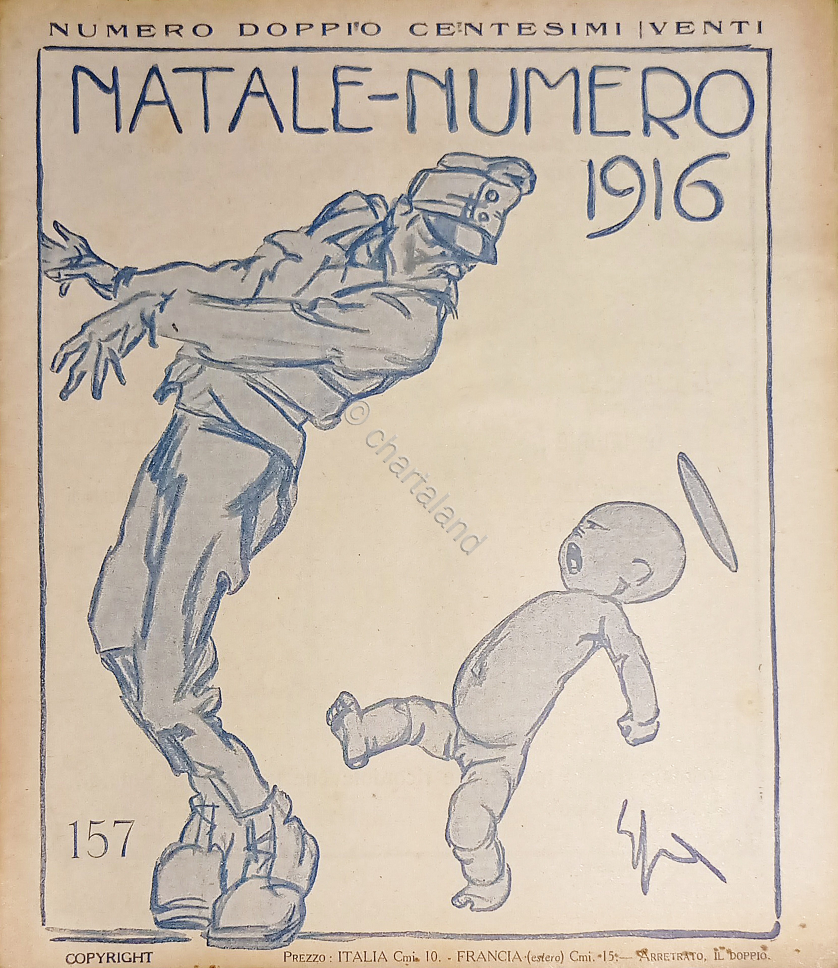 Rivista Satirica Illustrata - Numero N. 157 - Copertina di …