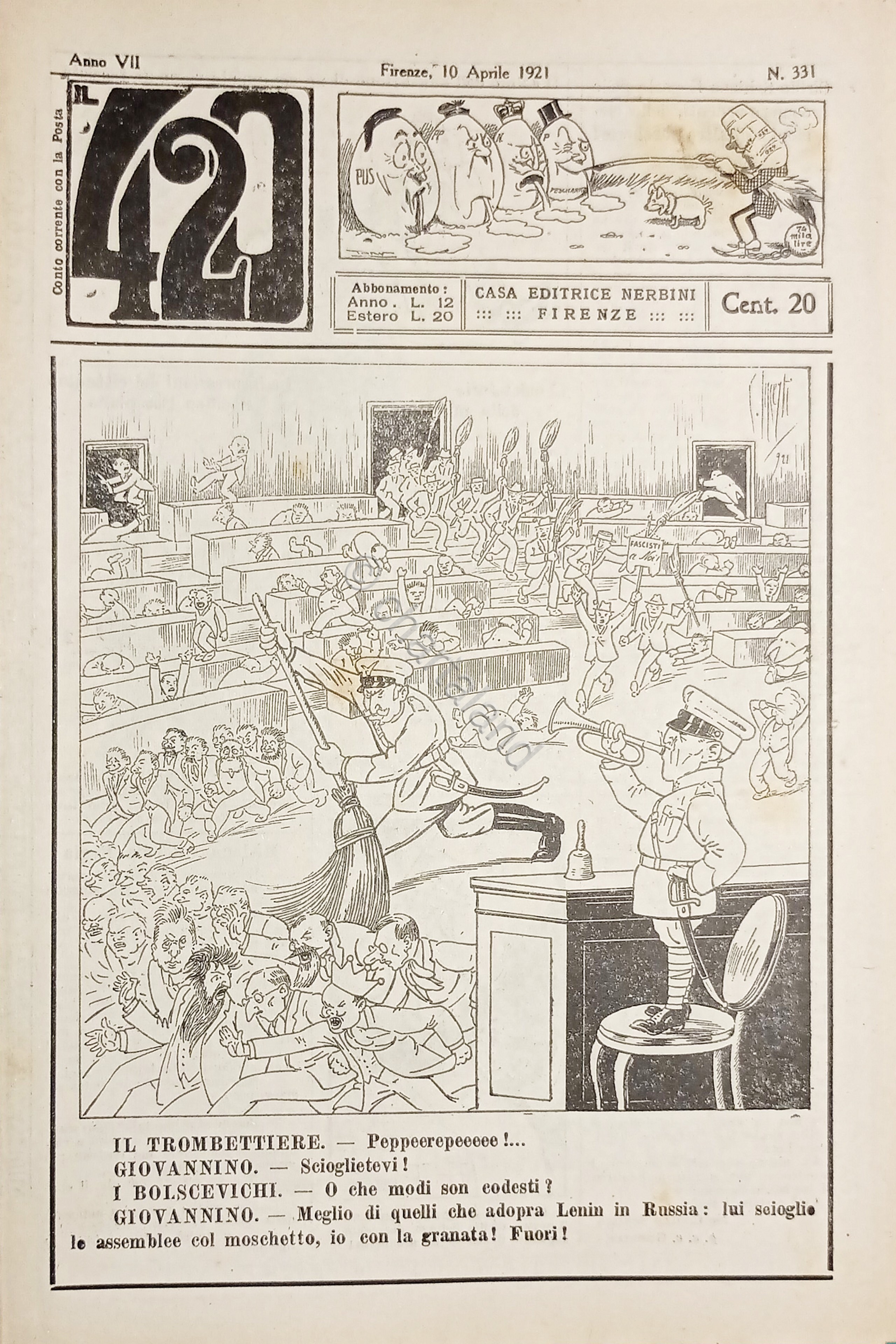 Rivista Satirica Umoristica - IL 420 - Anno VII - …