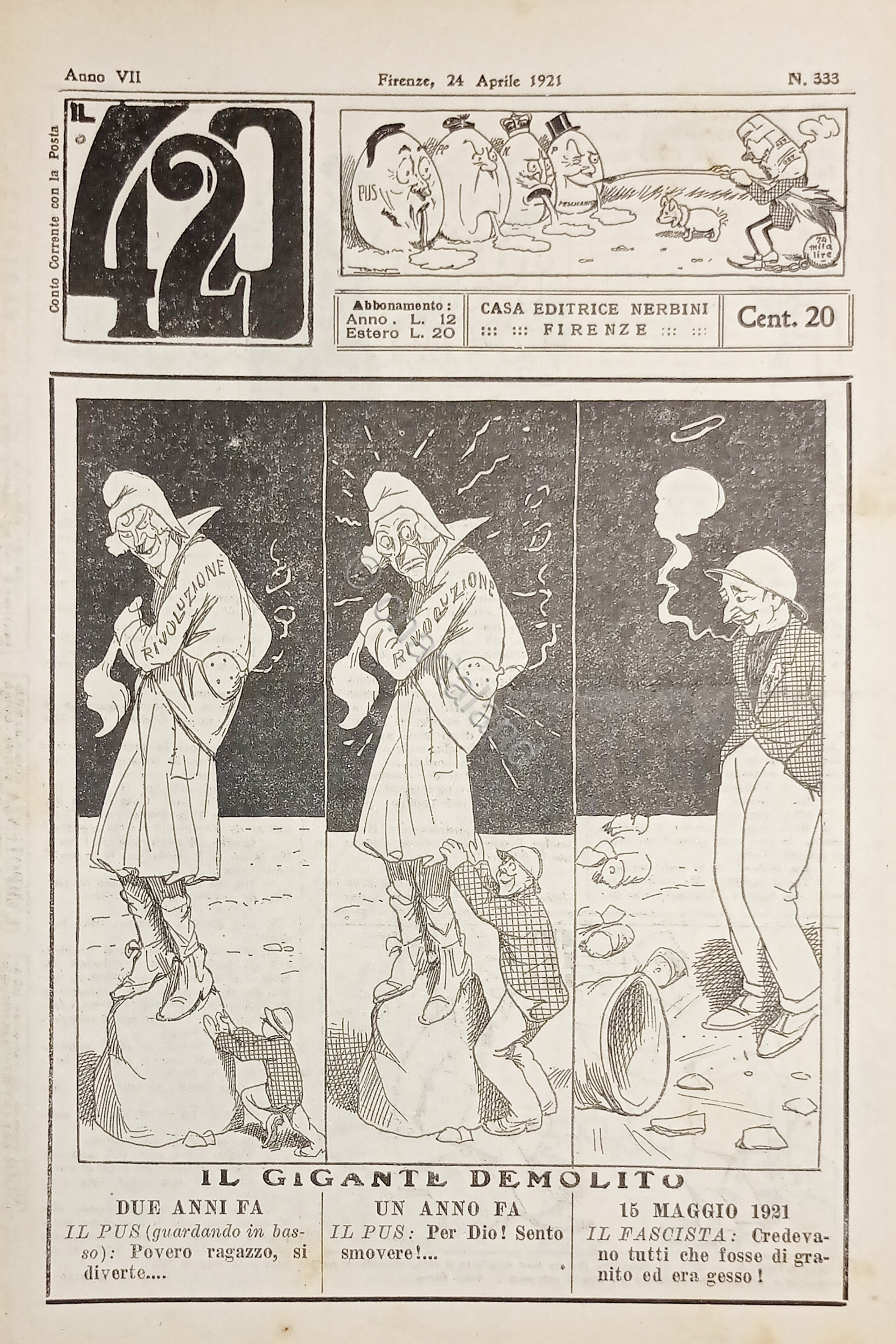 Rivista Satirica Umoristica - IL 420 - Anno VII - …