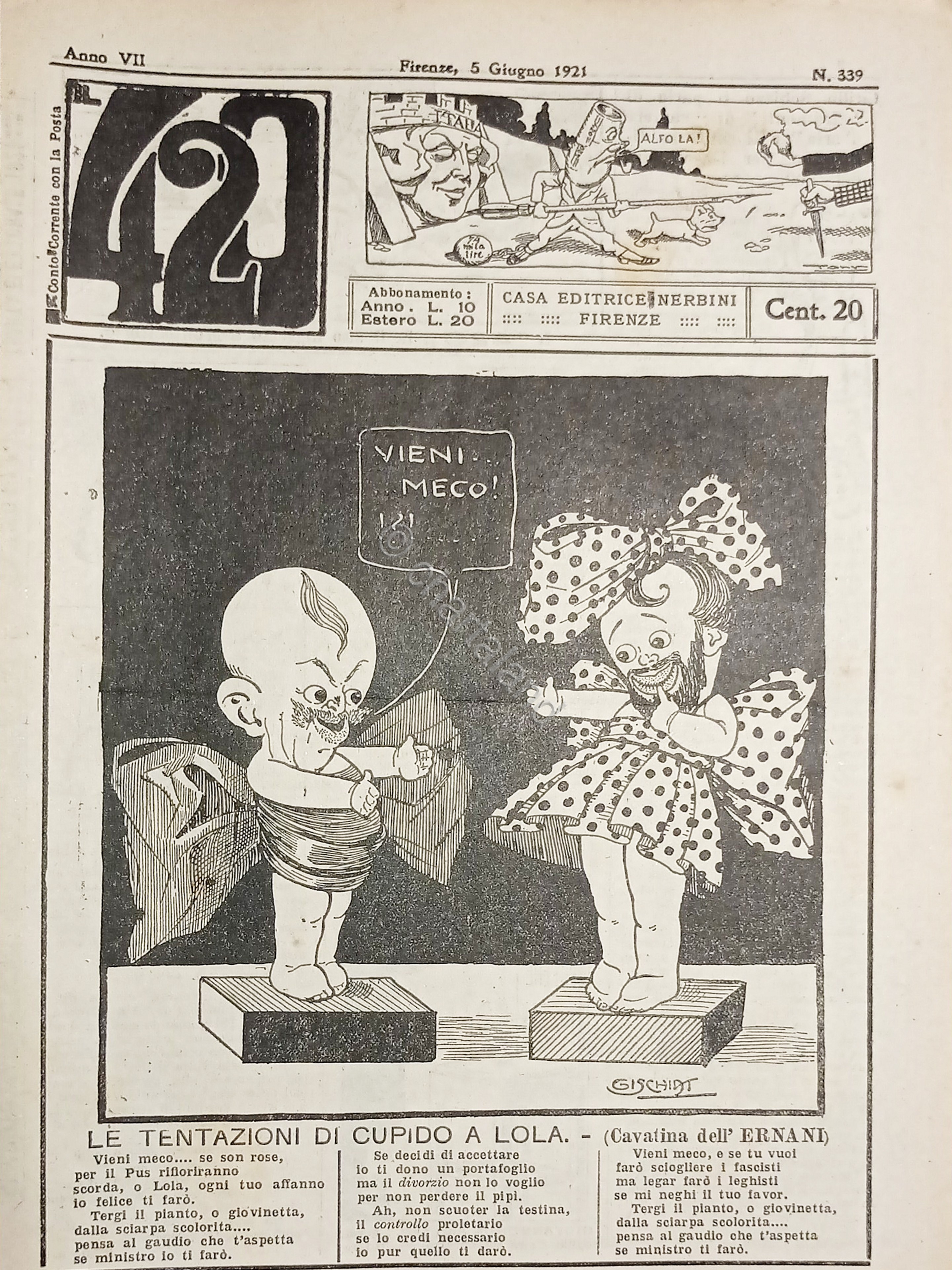 Rivista Satirica Umoristica - IL 420 - Anno VII - …