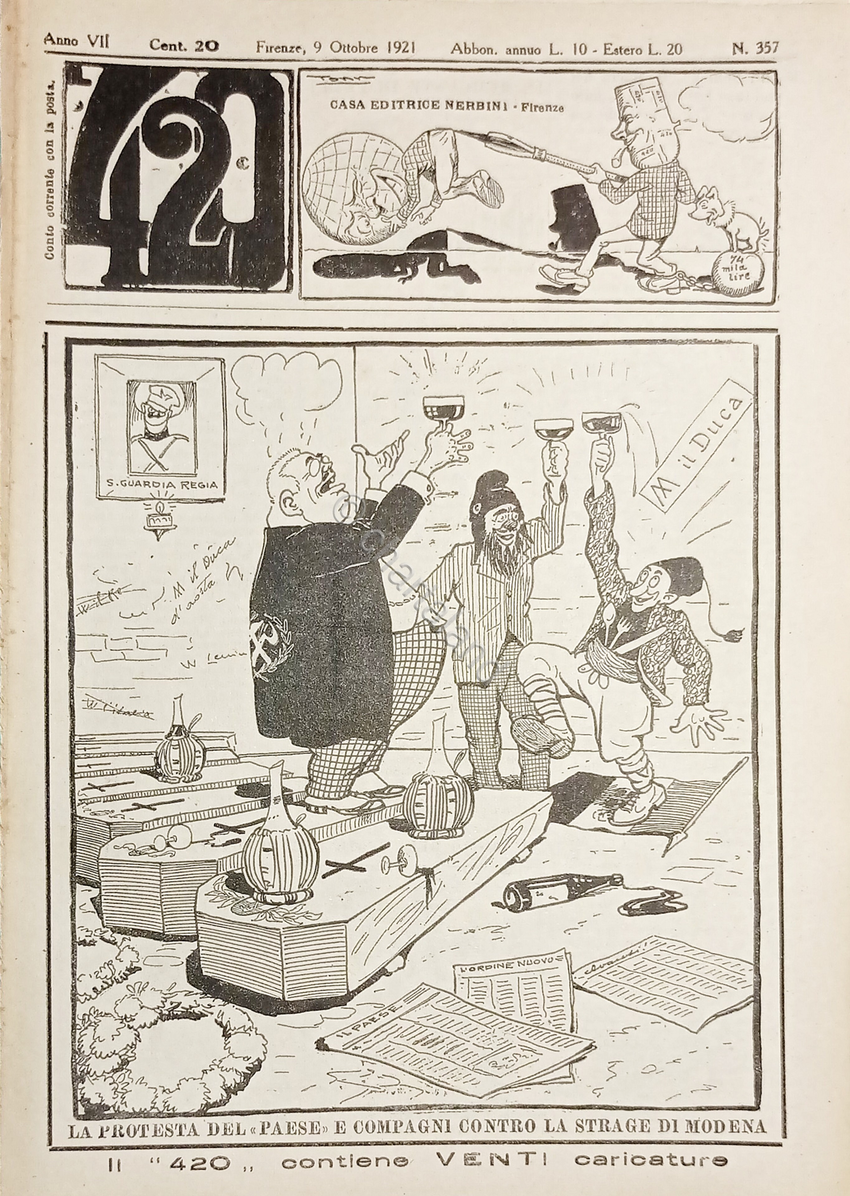 Rivista Satirica Umoristica - IL 420 - Anno VII - …