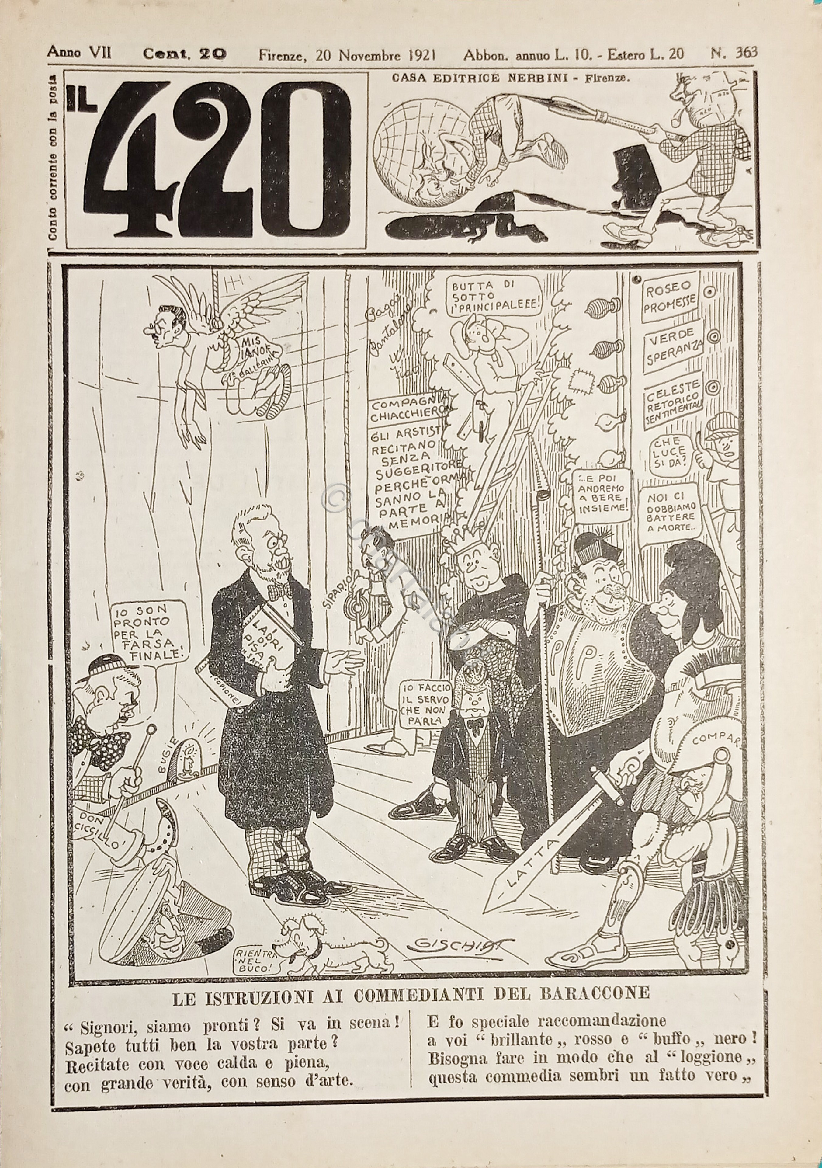 Rivista Satirica Umoristica - IL 420 - Anno VII - …