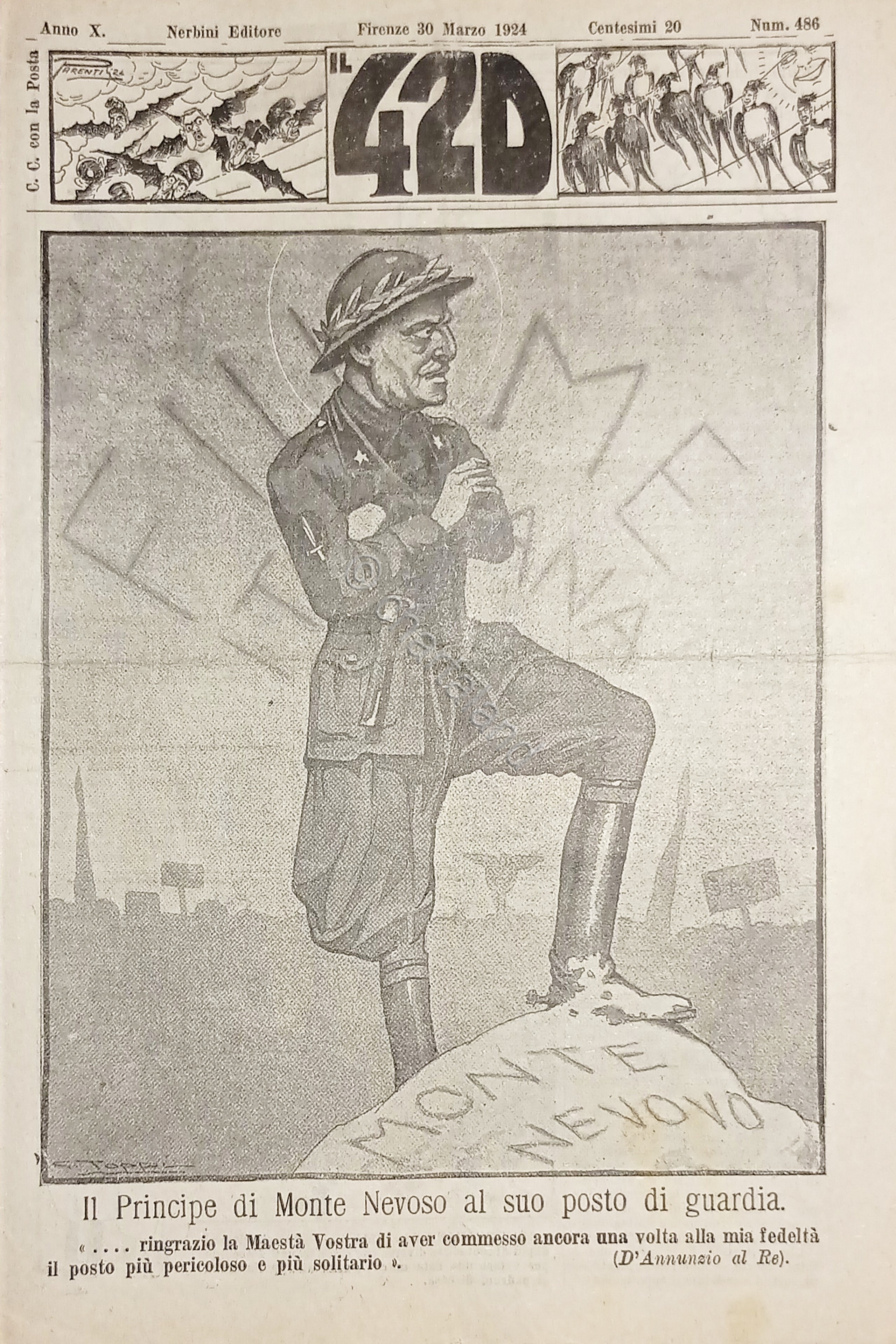 Rivista Satirica Umoristica - IL 420 - Anno X - …