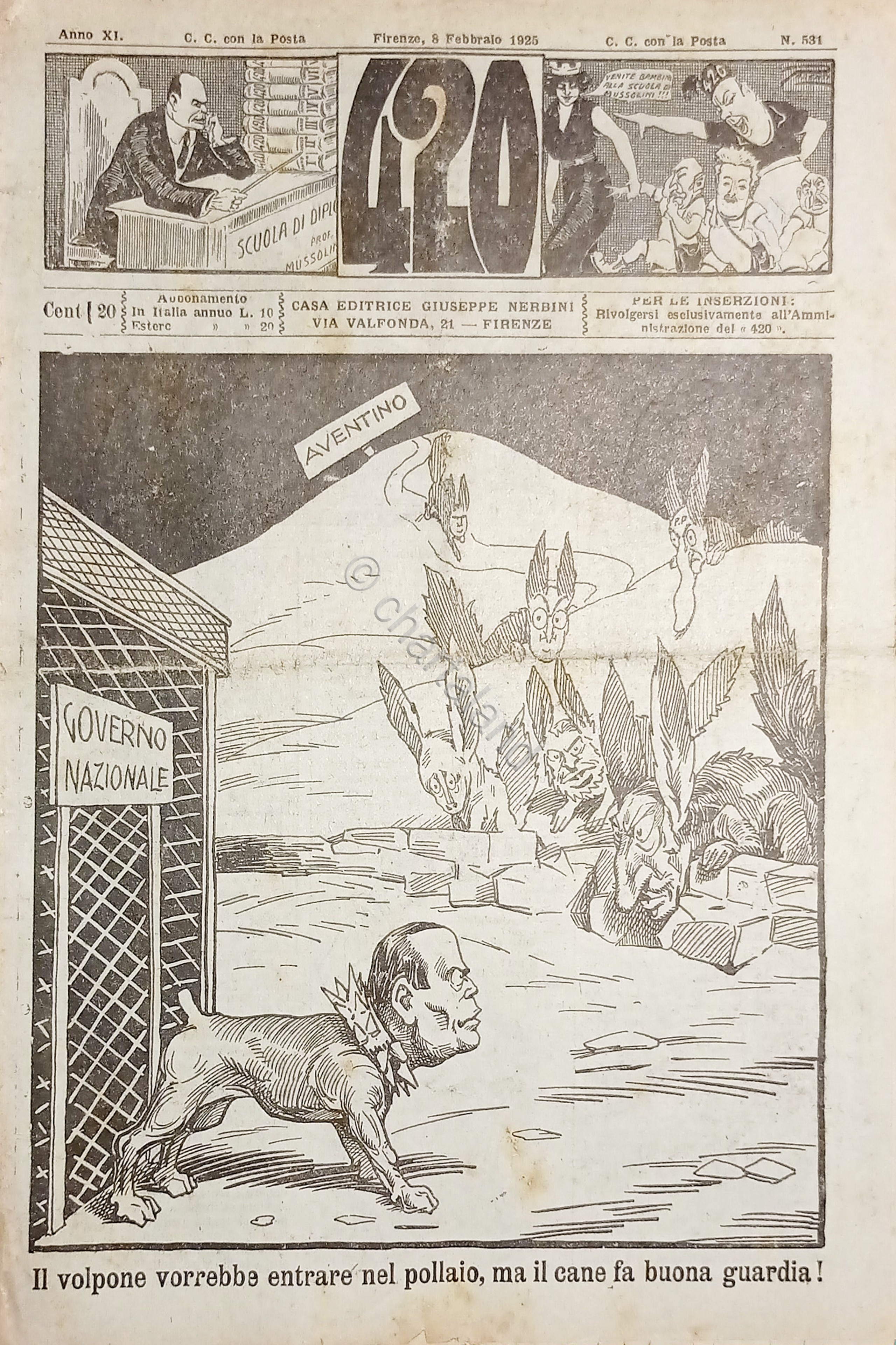 Rivista Satirica Umoristica - IL 420 - Anno XI - …