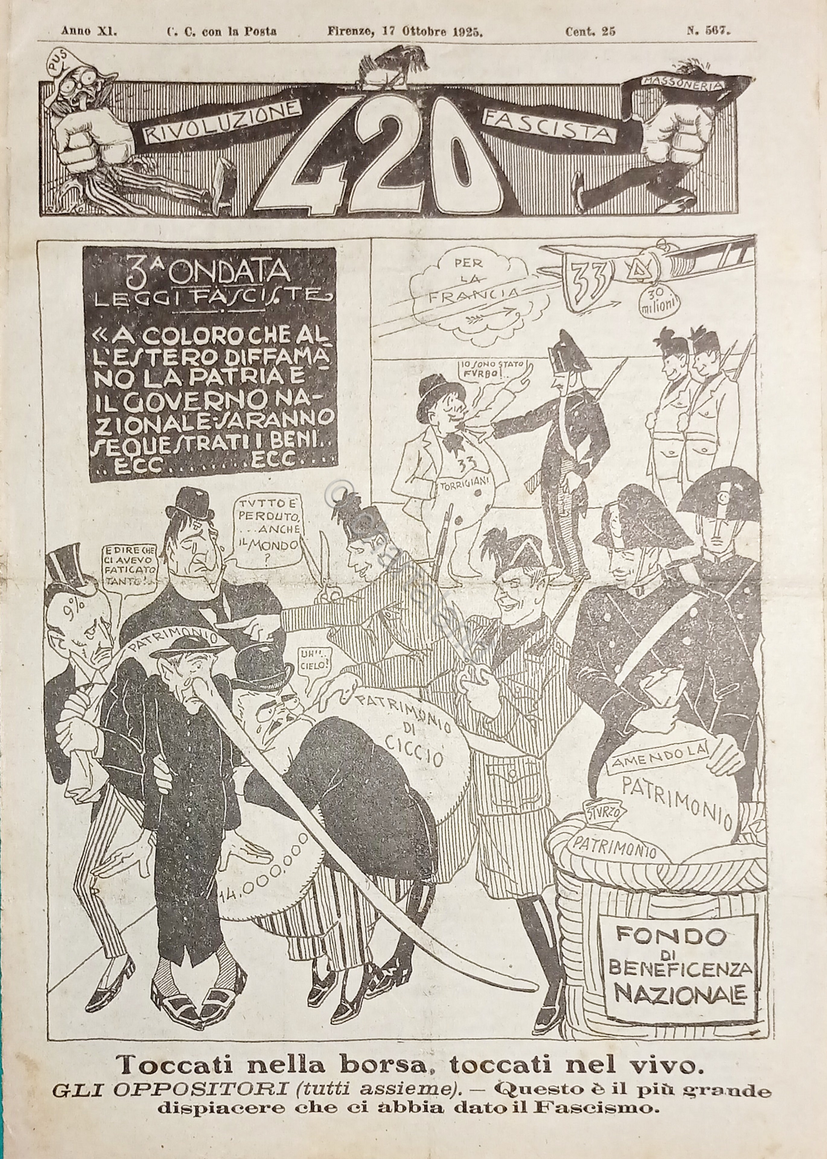 Rivista Satirica Umoristica - IL 420 - Anno XI - …