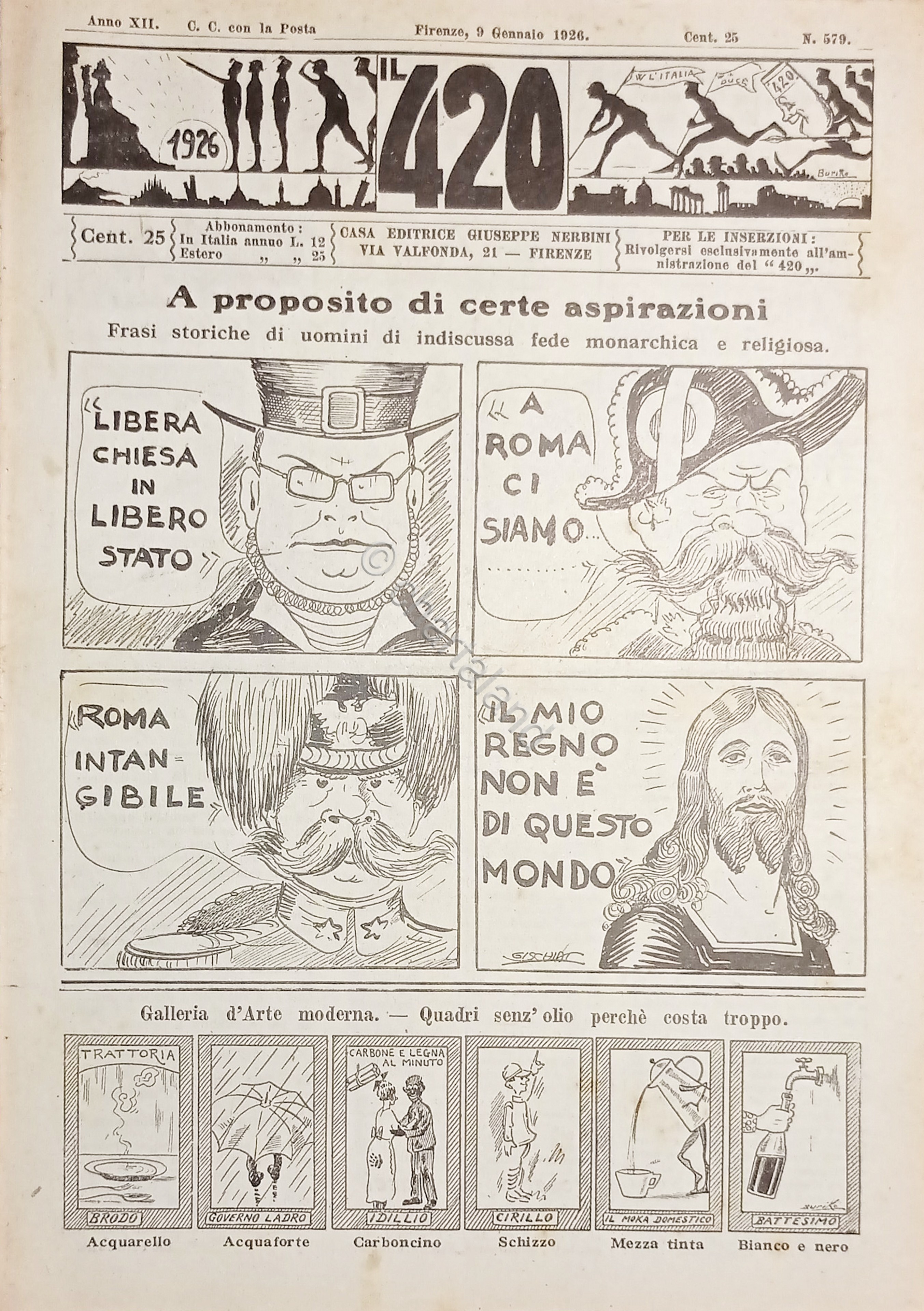 Rivista Satirica Umoristica - IL 420 - Anno XII - …