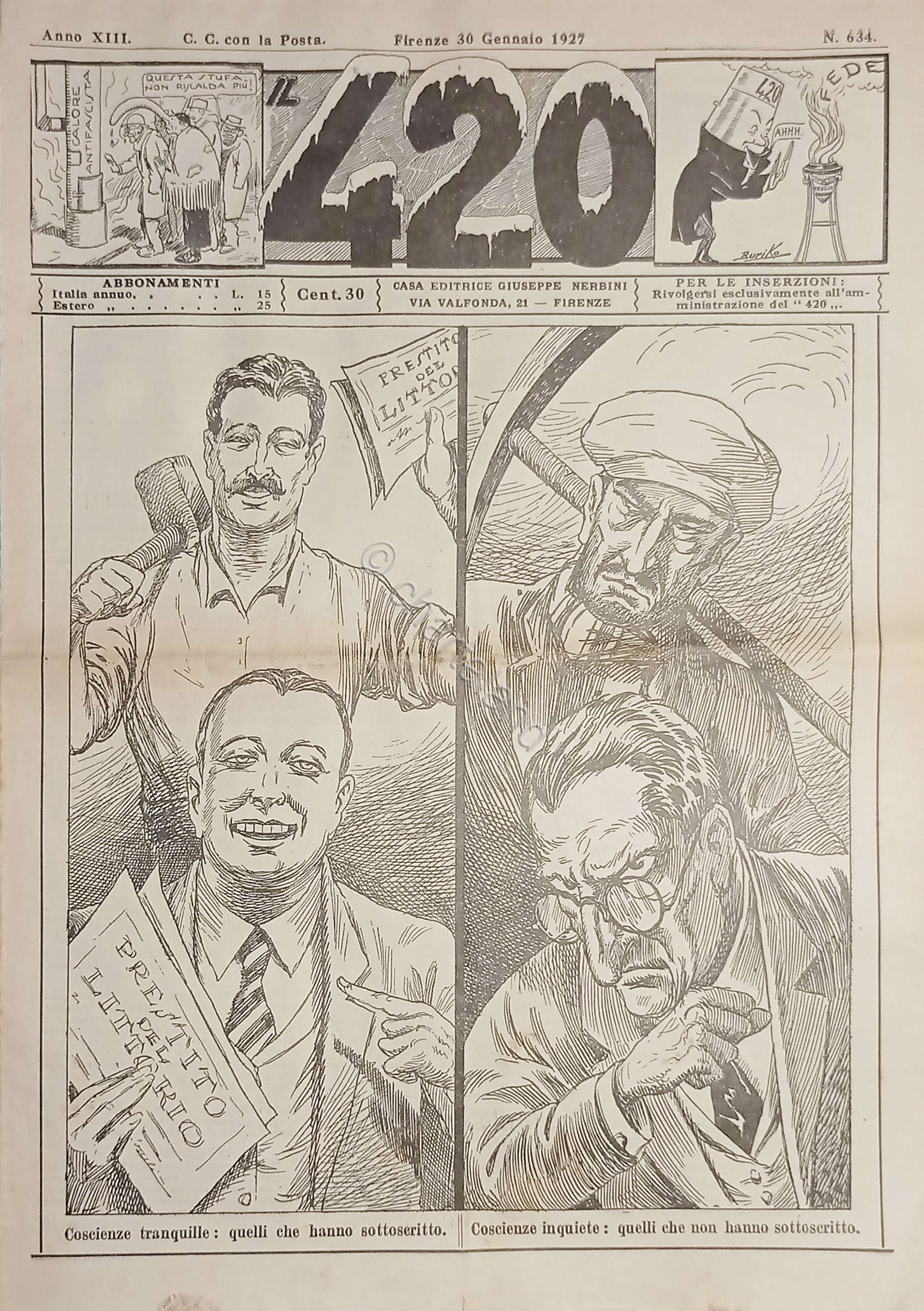 Rivista Satirica Umoristica - IL 420 - Anno XIII - …