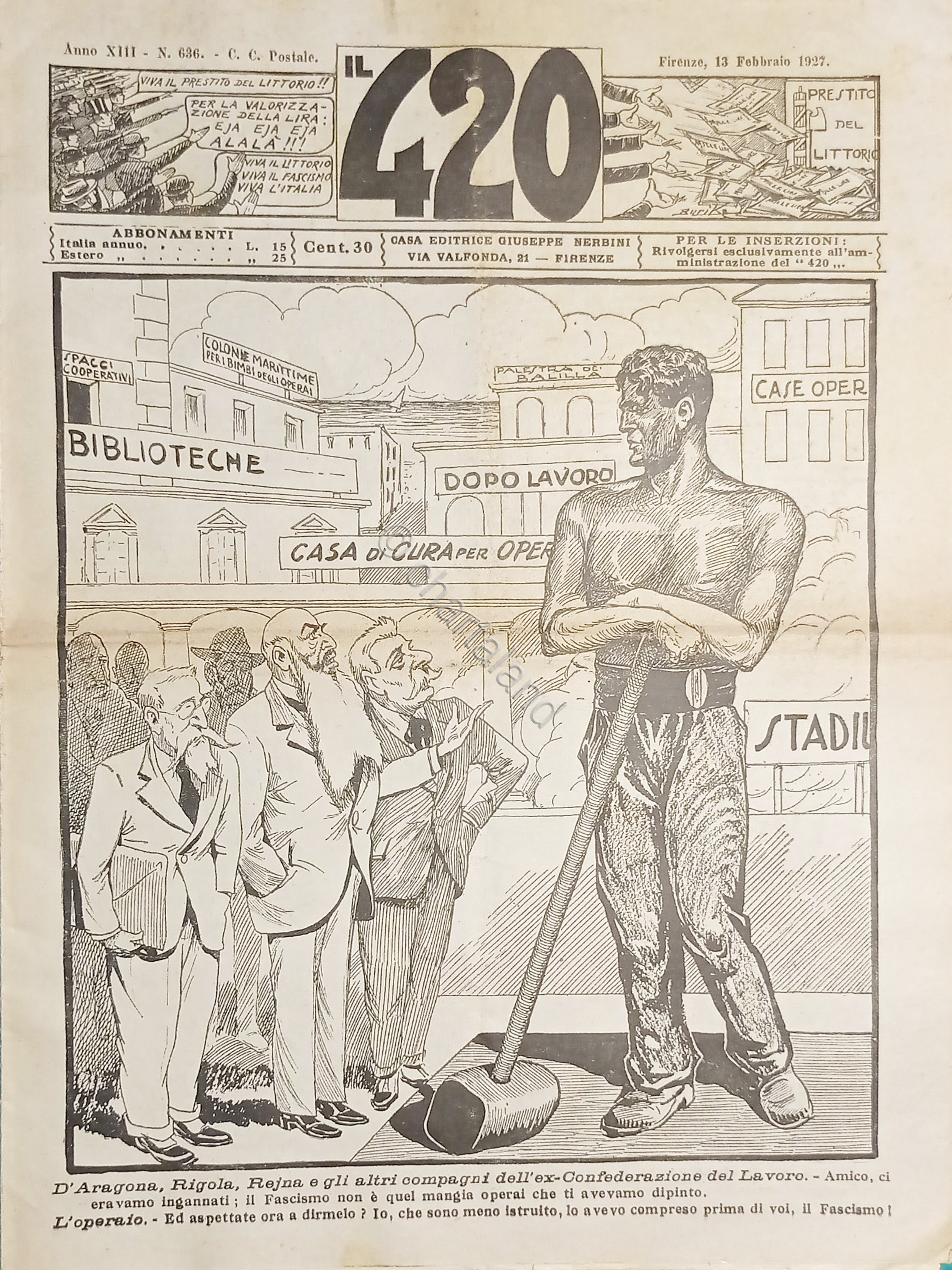 Rivista Satirica Umoristica - IL 420 - Anno XIII - …