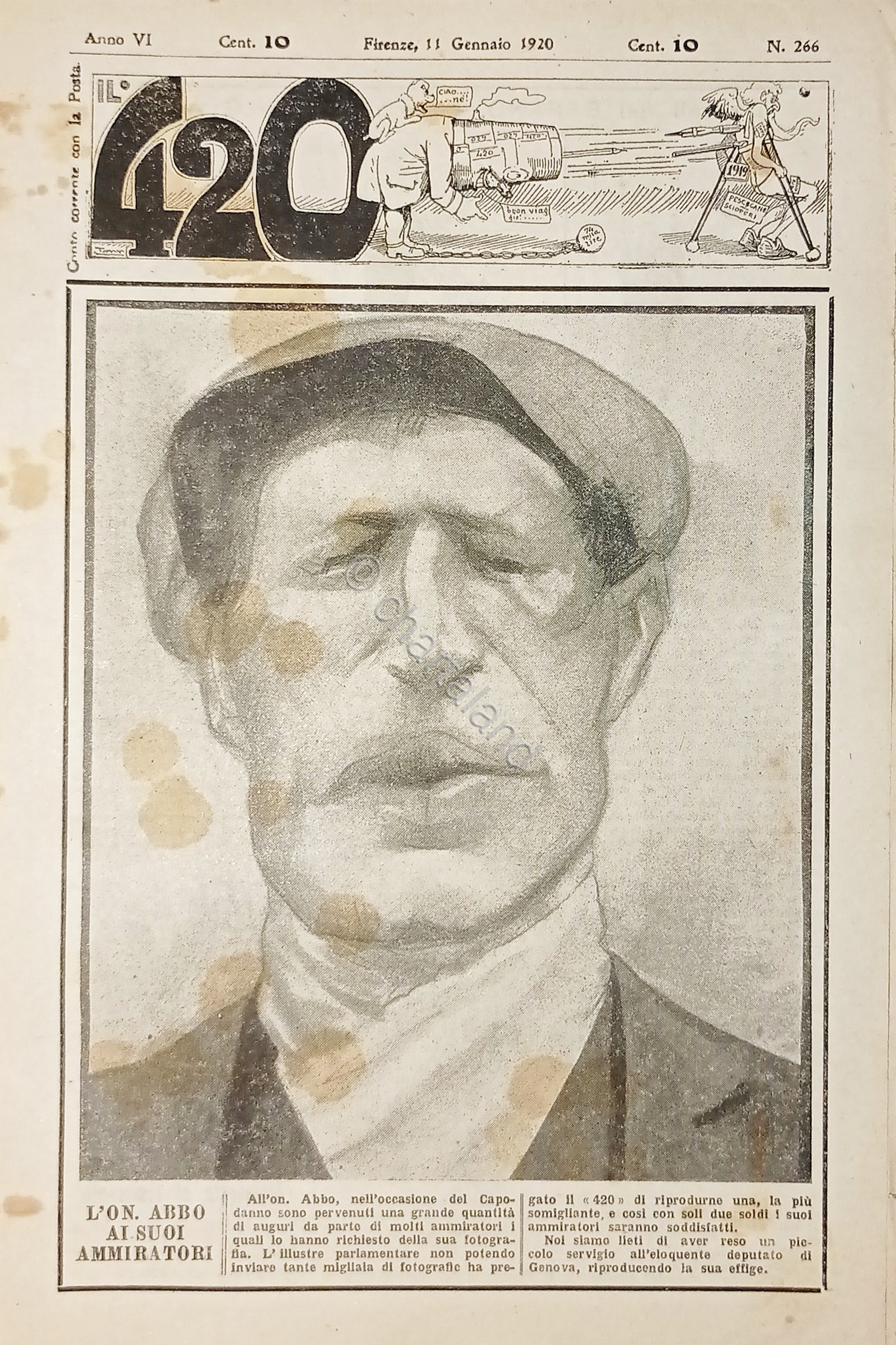 Rivista Satirica Umoristica - IL 420 - N. 266 - …