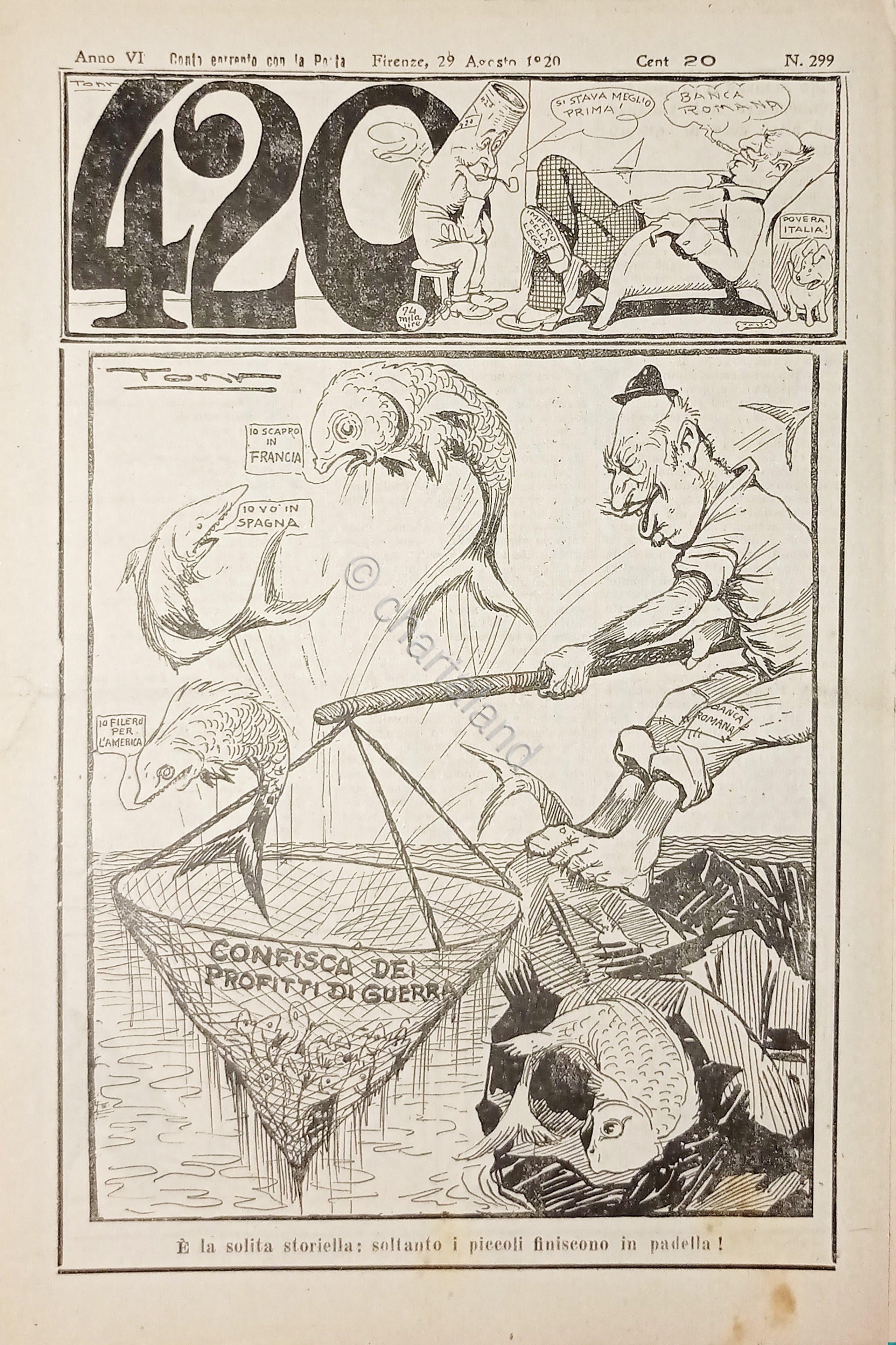 Rivista Satirica Umoristica - IL 420 - N. 299 - …