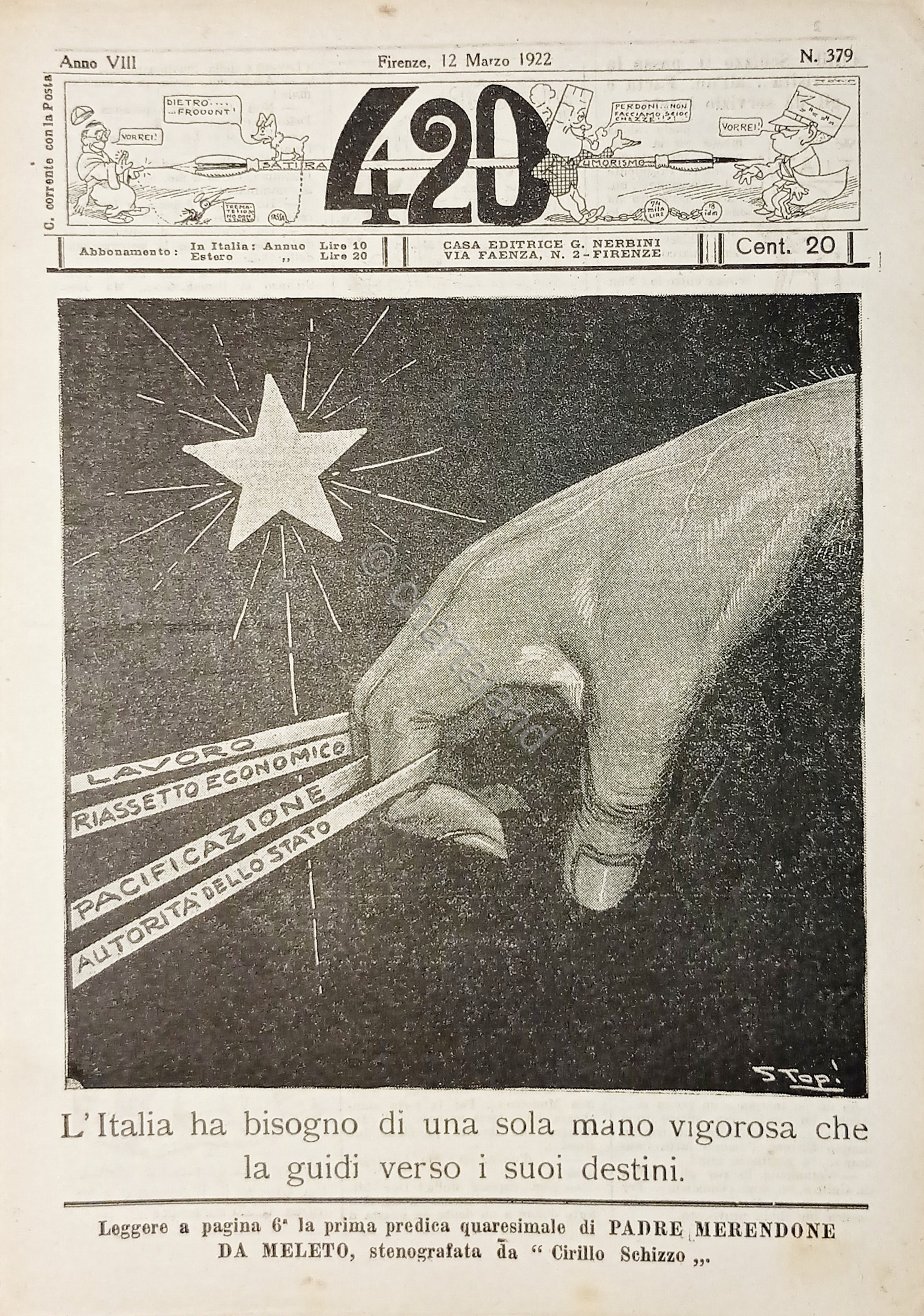 Rivista Satirica Umoristica - IL 420 - N. 379 - …