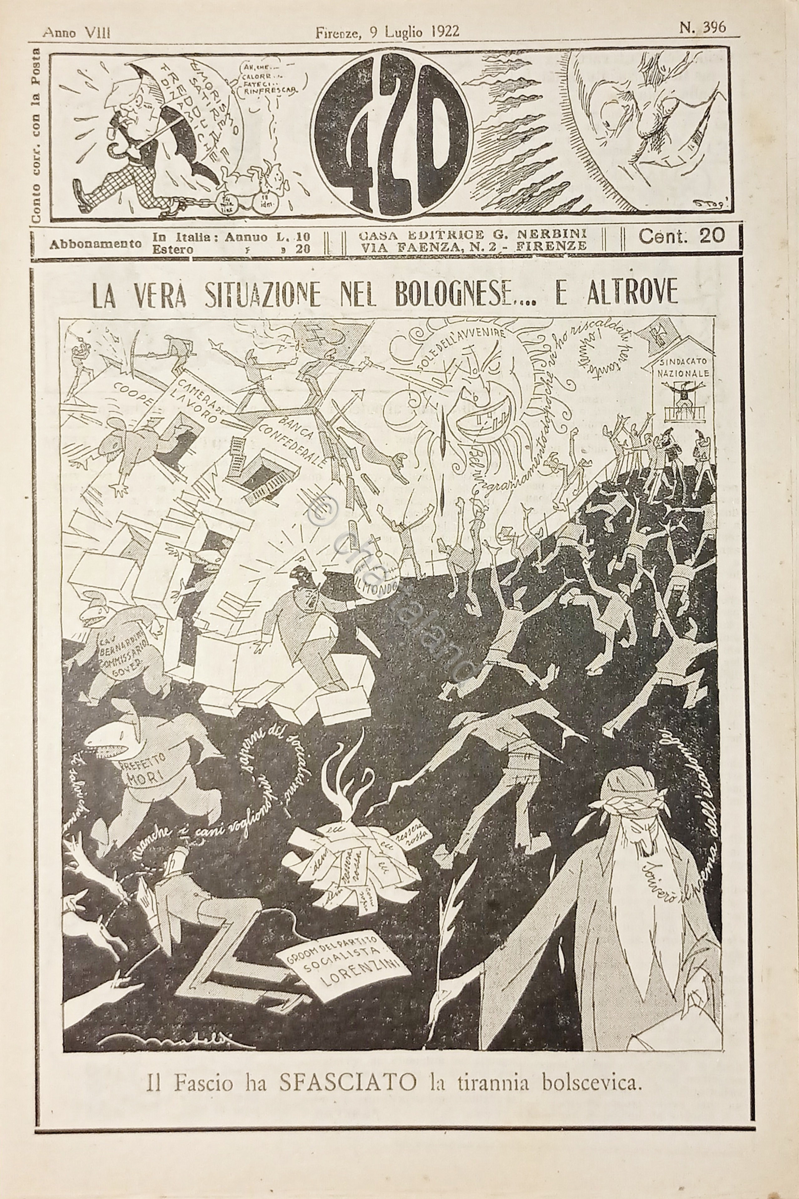 Rivista Satirica Umoristica - IL 420 - N. 396 - …