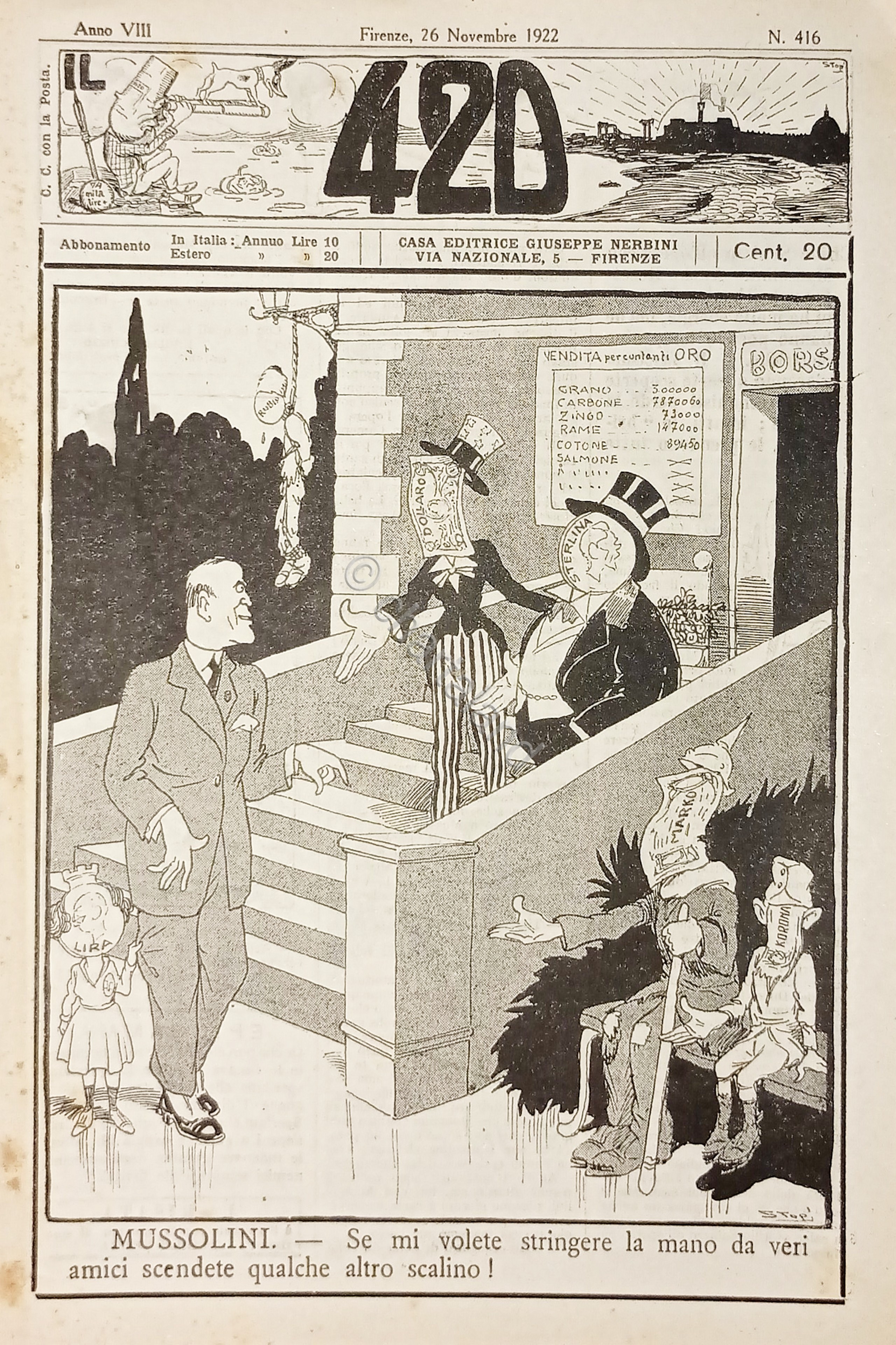 Rivista Satirica Umoristica - IL 420 - N. 416 - …