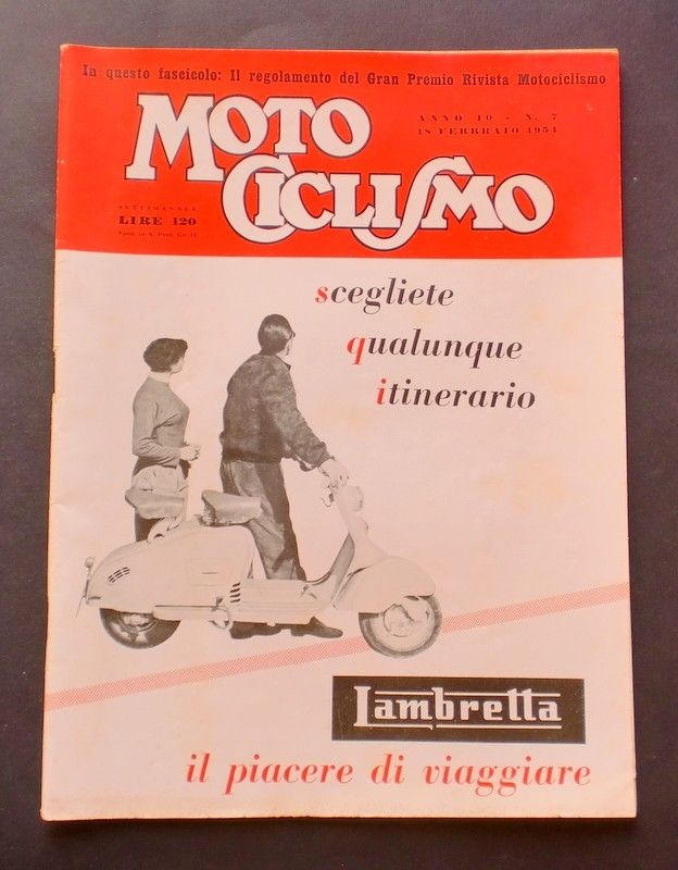 Rivista Settimanale - MotoCiclismo - n° 7 - 1954 - …