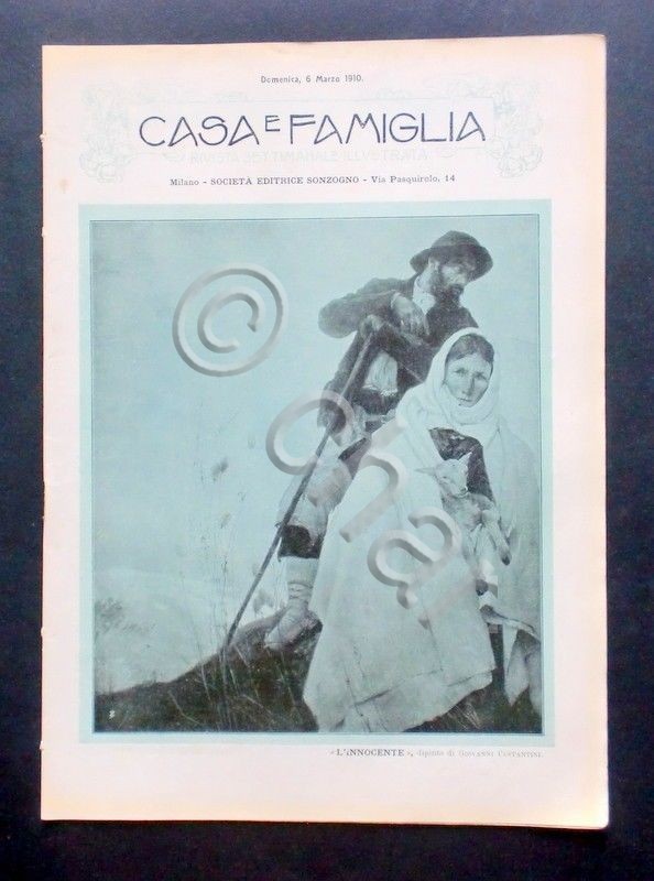 Rivista settimanale illustrata - Casa e Famiglia - 6 Marzo …