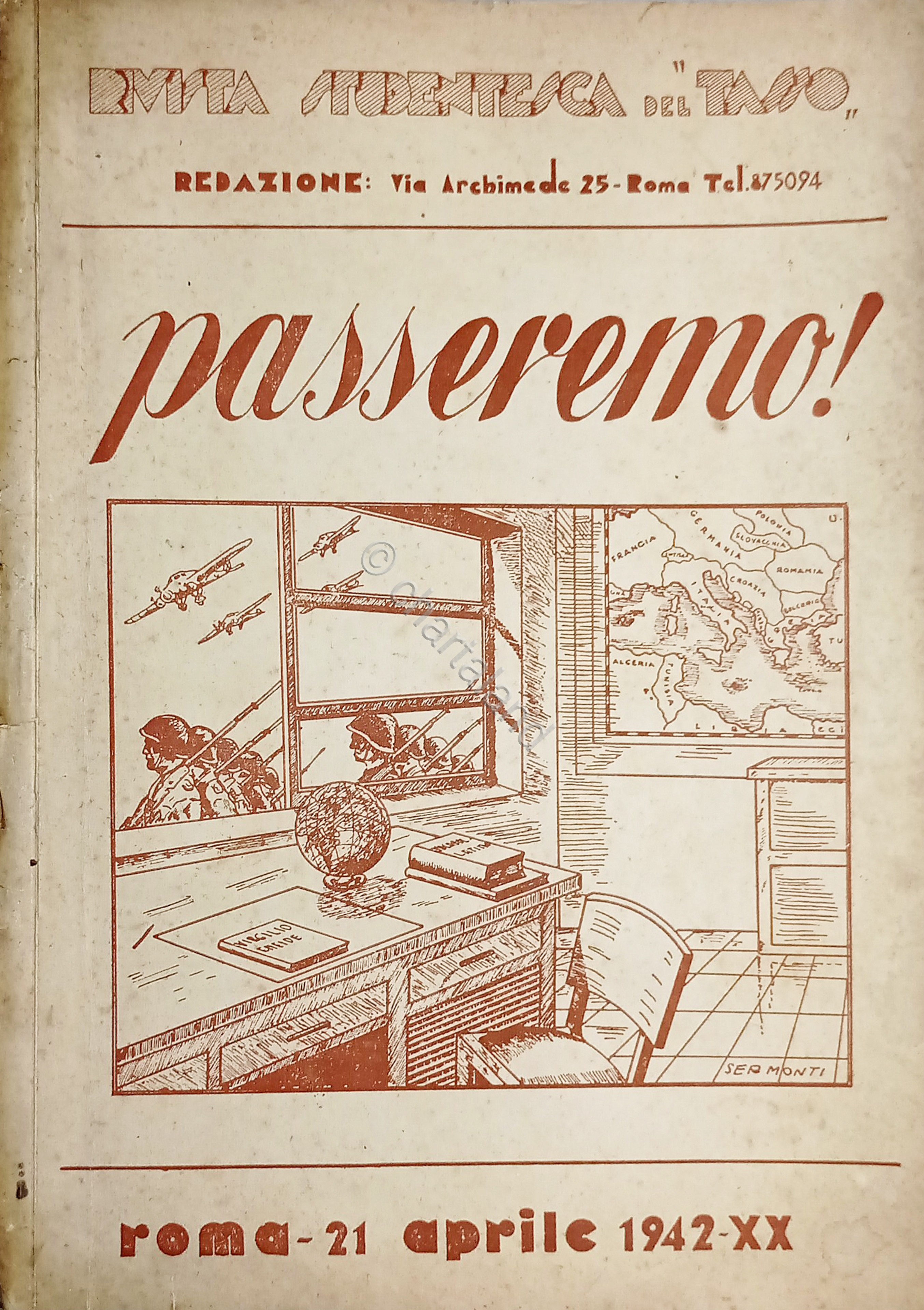 Rivista Studentesca del Tasso - Passeremo! - 21 Aprile 1942