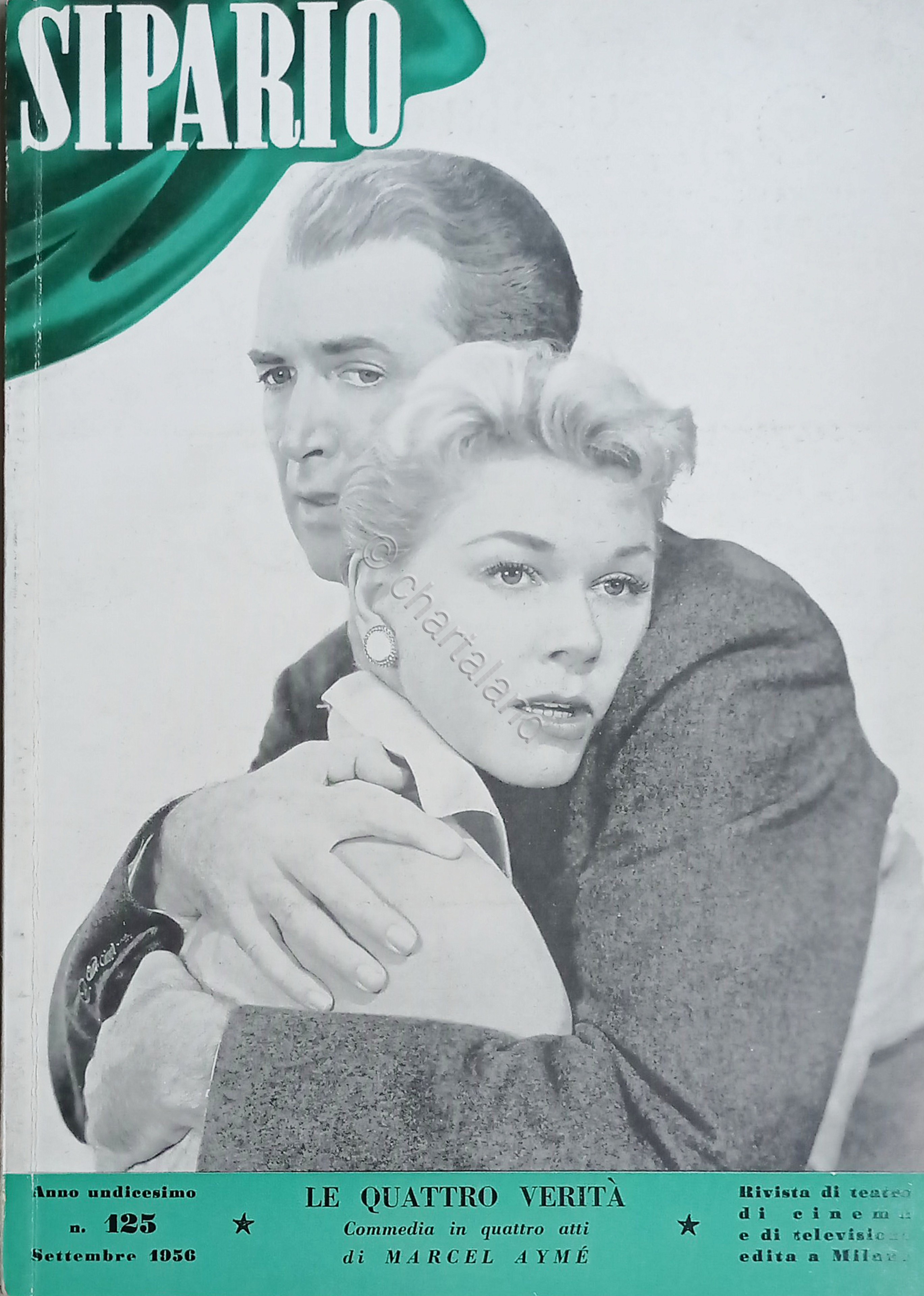 Rivista Teatro Cinema Televisione Milano - Sipario N. 125 Stewart …