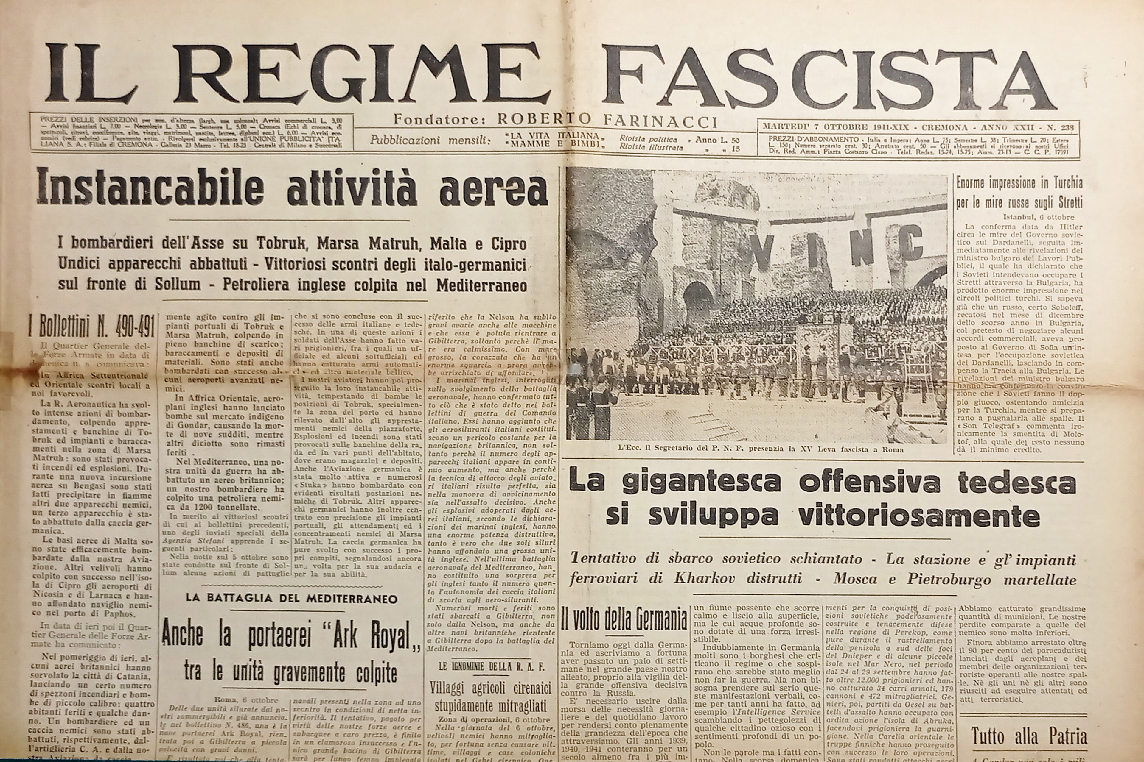 Rivista WWII - Il Regime Fascista N. 238 - Instancabile …