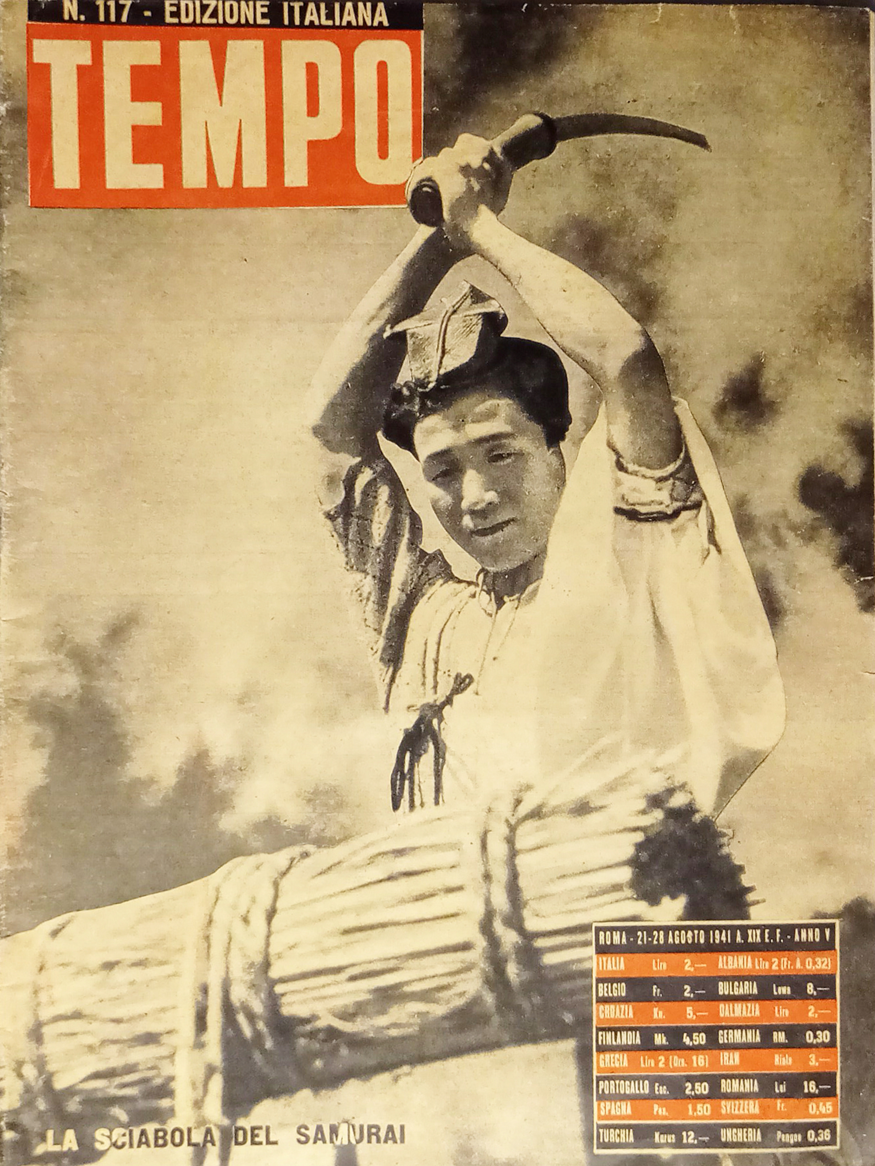 Rivista WWII - Tempo N. 117 - 1941 La sciabola …