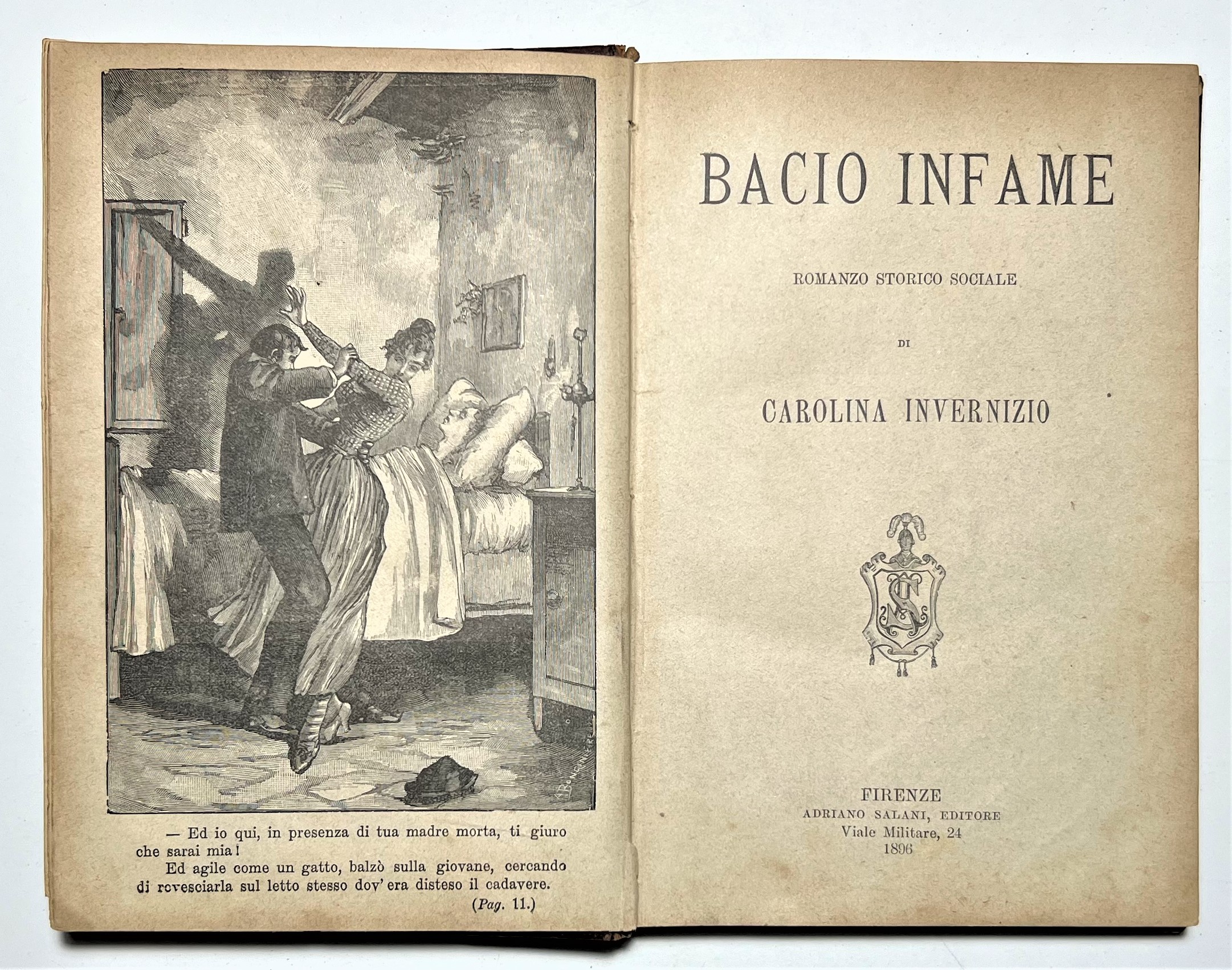 Romanzo Storico Sociale - C. Invernizio - Bacio Infame - …