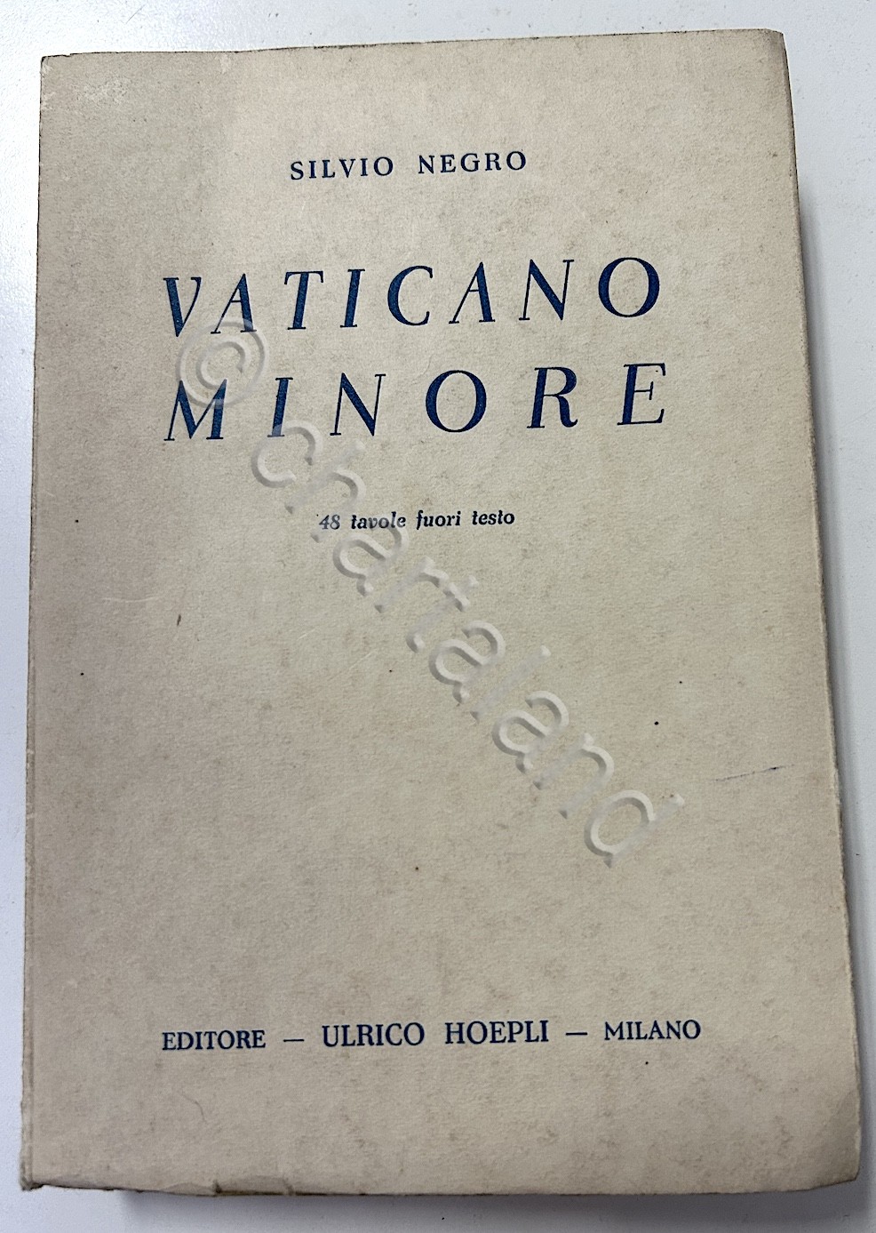 S. Negro - Vaticano minore - 1^ ed. 1936